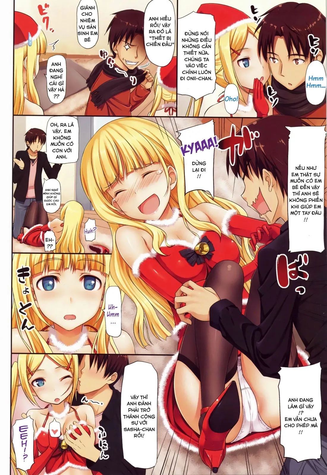 HentaiVN.net - Ảnh 3 - Koiito Kinenbi [恋糸記念日] - Hai cô vợ tóc vàng