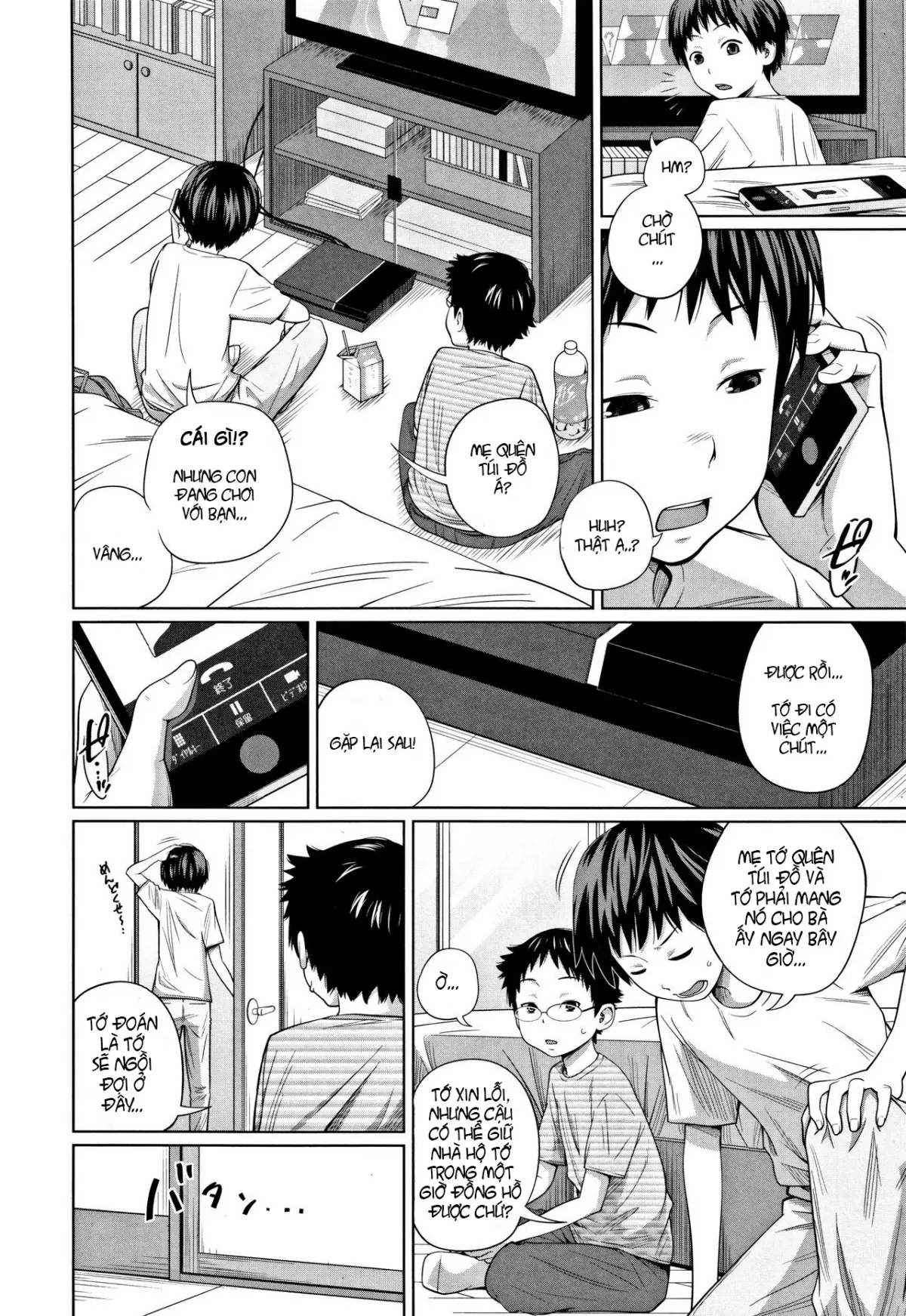 HentaiVN.net - Ảnh 5 - Tomodachi n uchi de orusuban [Looking after a friend's house] - Oneshot