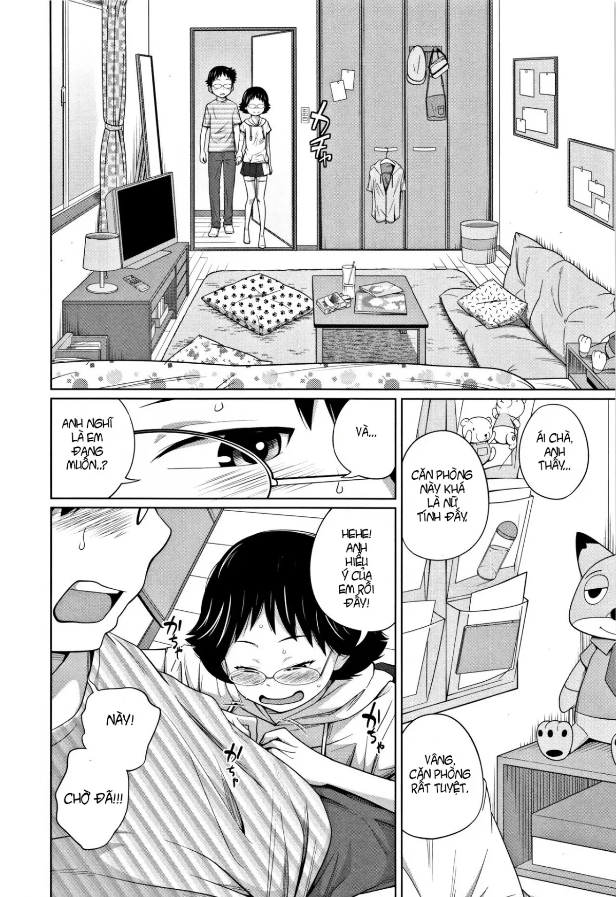 HentaiVN.net - Ảnh 7 - Tomodachi n uchi de orusuban [Looking after a friend's house] - Oneshot