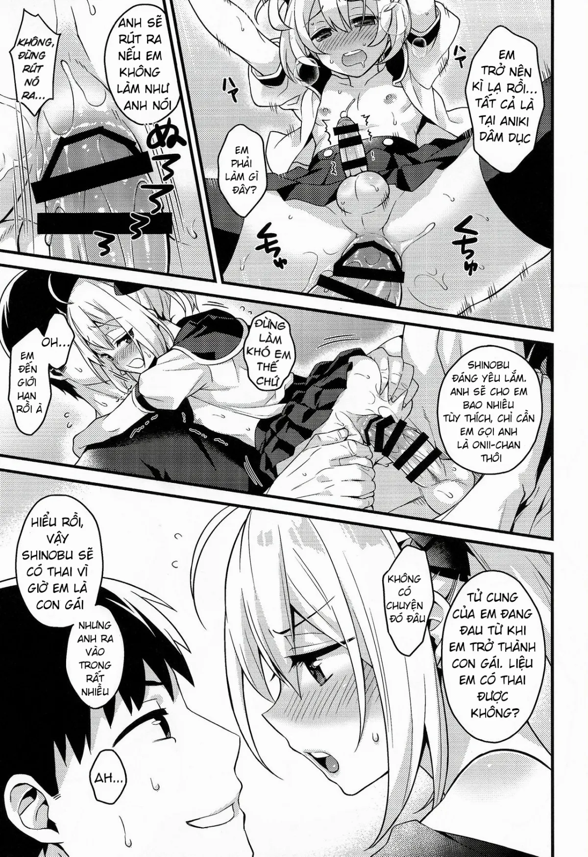 HentaiVN.net - Ảnh 18 - Hãy trở thành đứa em gái dễ thương vì Onii-chan nhé! [Kawaii Otouto wa Onii-chan no Tame ni Imouto ni Narubeki!; 可愛い弟はお兄ちゃんの為に妹になるべき!] - 1-shot (phần 1)