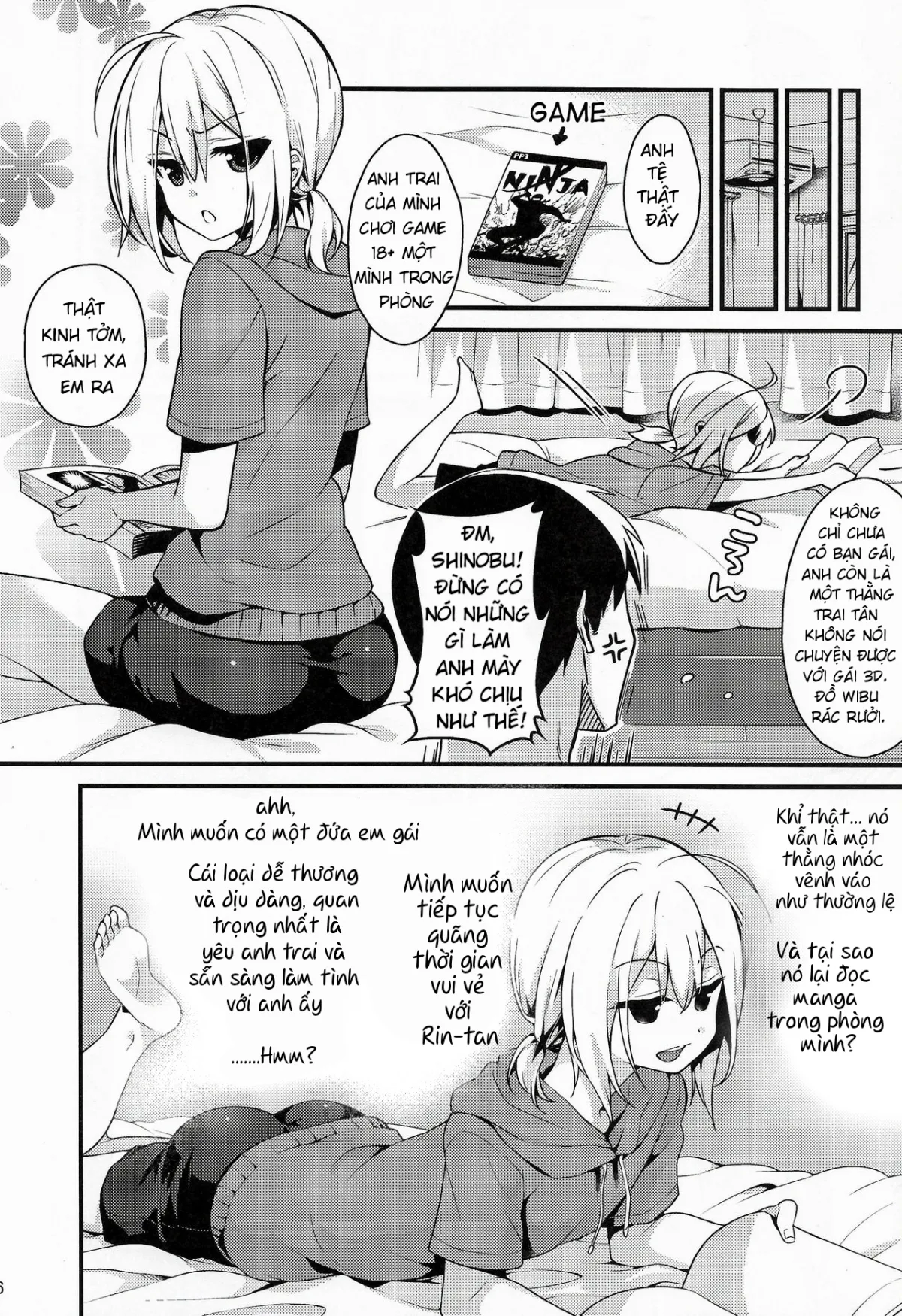 HentaiVN.net - Ảnh 7 - Hãy trở thành đứa em gái dễ thương vì Onii-chan nhé! [Kawaii Otouto wa Onii-chan no Tame ni Imouto ni Narubeki!; 可愛い弟はお兄ちゃんの為に妹になるべき!] - 1-shot (phần 1)