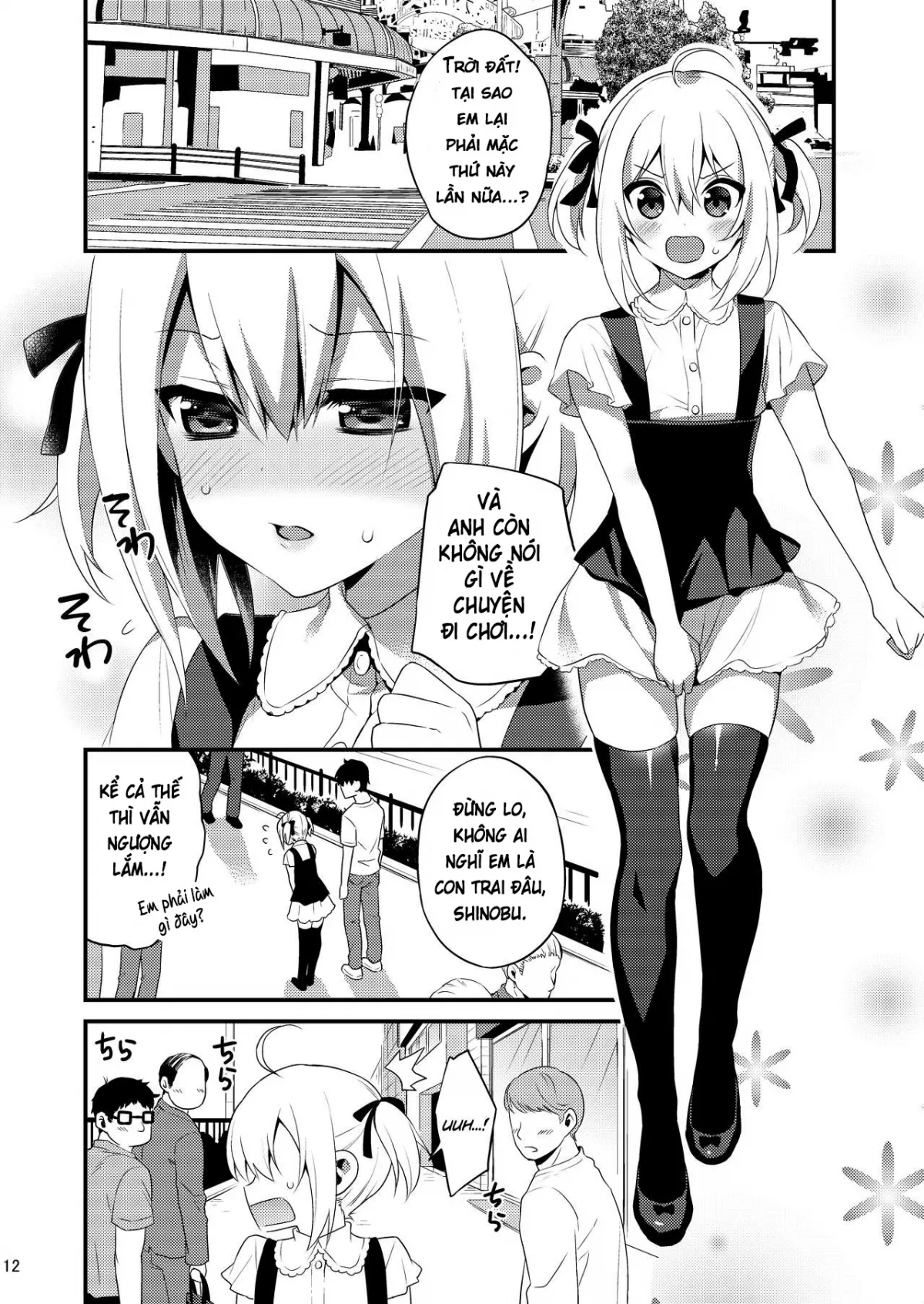 HentaiVN.net - Ảnh 11 - Hãy trở thành đứa em gái dễ thương vì Onii-chan nhé! Phần 2 [Kawaii Otouto wa Onii-chan no Tame ni Imouto ni Narubeki! Sono 2; 可愛い弟はお兄ちゃんの為に妹になるべき! その2] - 1-shot (phần 2)