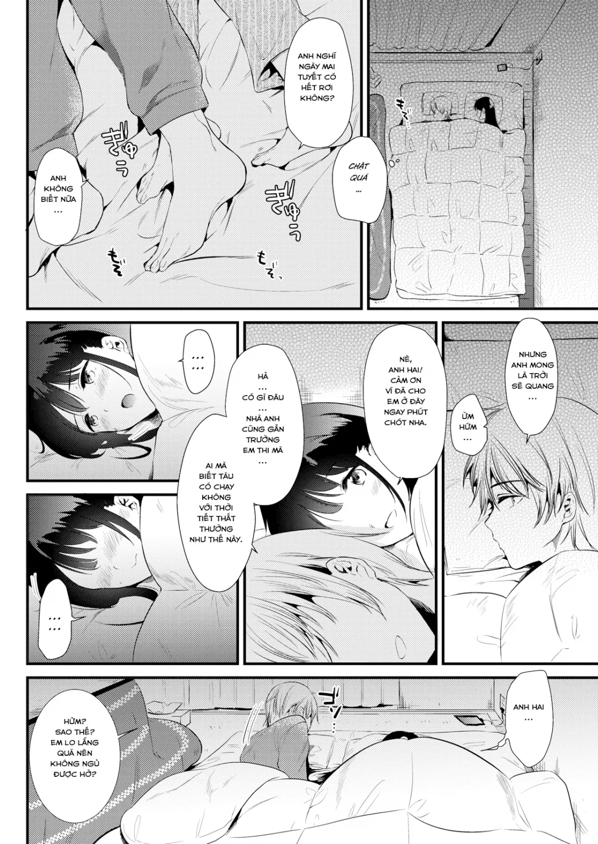 HentaiVN.net - Ảnh 6 - Ý Trời Cho Tuyết Rơi Vào Tim Anh! [Snowfall] - Oneshot