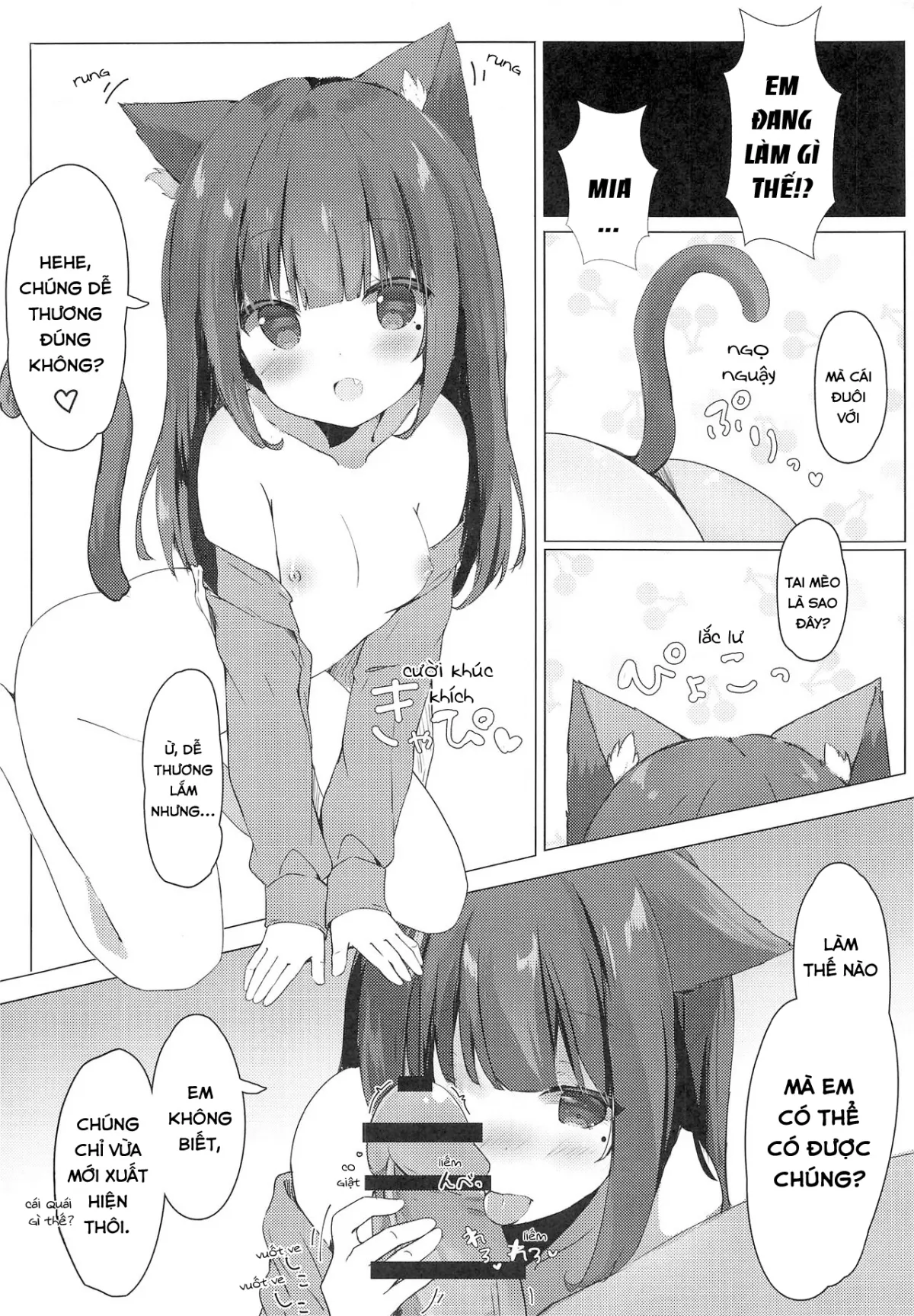 HentaiVN.net - Ảnh 6 - Onii-chan, do you like cat ears? [Onii-chan Nekomimi wa Osuki desu ka? ; ぽよぽよスカイ (佐伯ソラ) ; おにいちゃんねこみみはお好きですか? [英訳]] - Oneshot