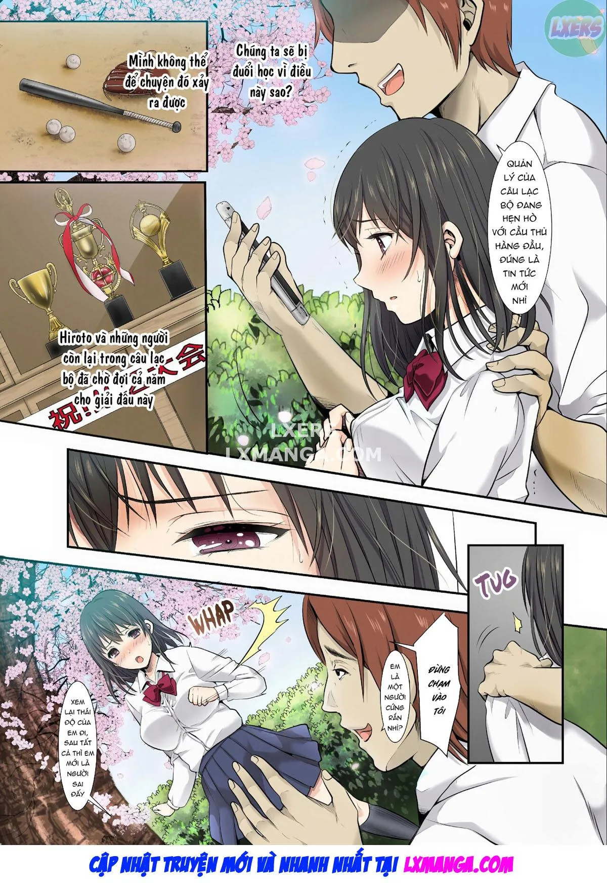 HentaiVN.net - Ảnh 10 - As Cherry Blossoms Fall - Oneshot