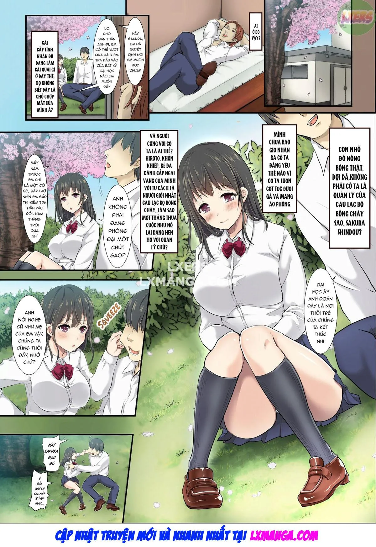 HentaiVN.net - Ảnh 4 - As Cherry Blossoms Fall - Oneshot