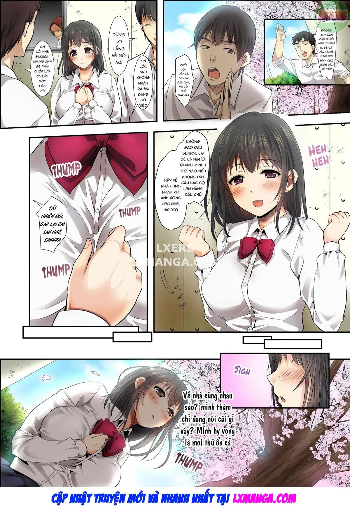 HentaiVN.net - Ảnh 8 - As Cherry Blossoms Fall - Oneshot