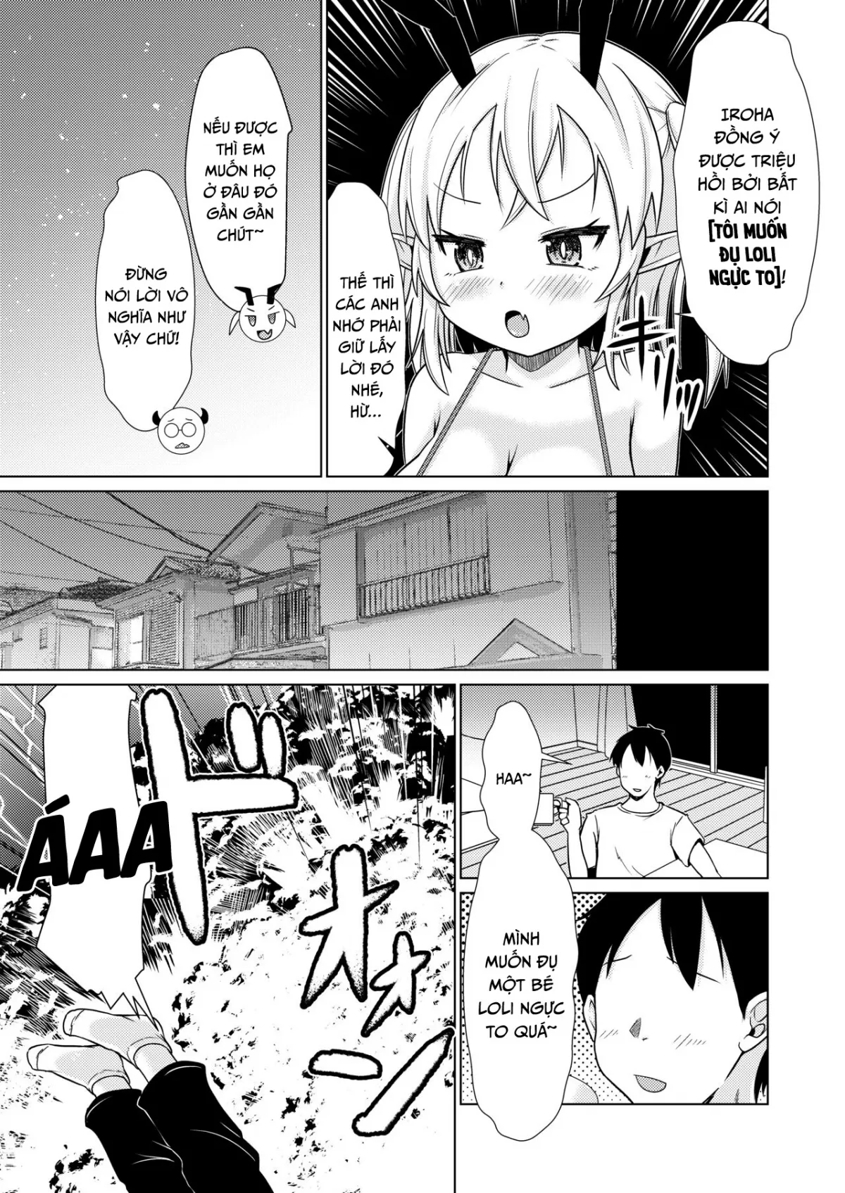 HentaiVN.net - Ảnh 5 - Mesugaki Succubus-chan, Hatsu Shigoto de Wakaraserareru. - Oneshot