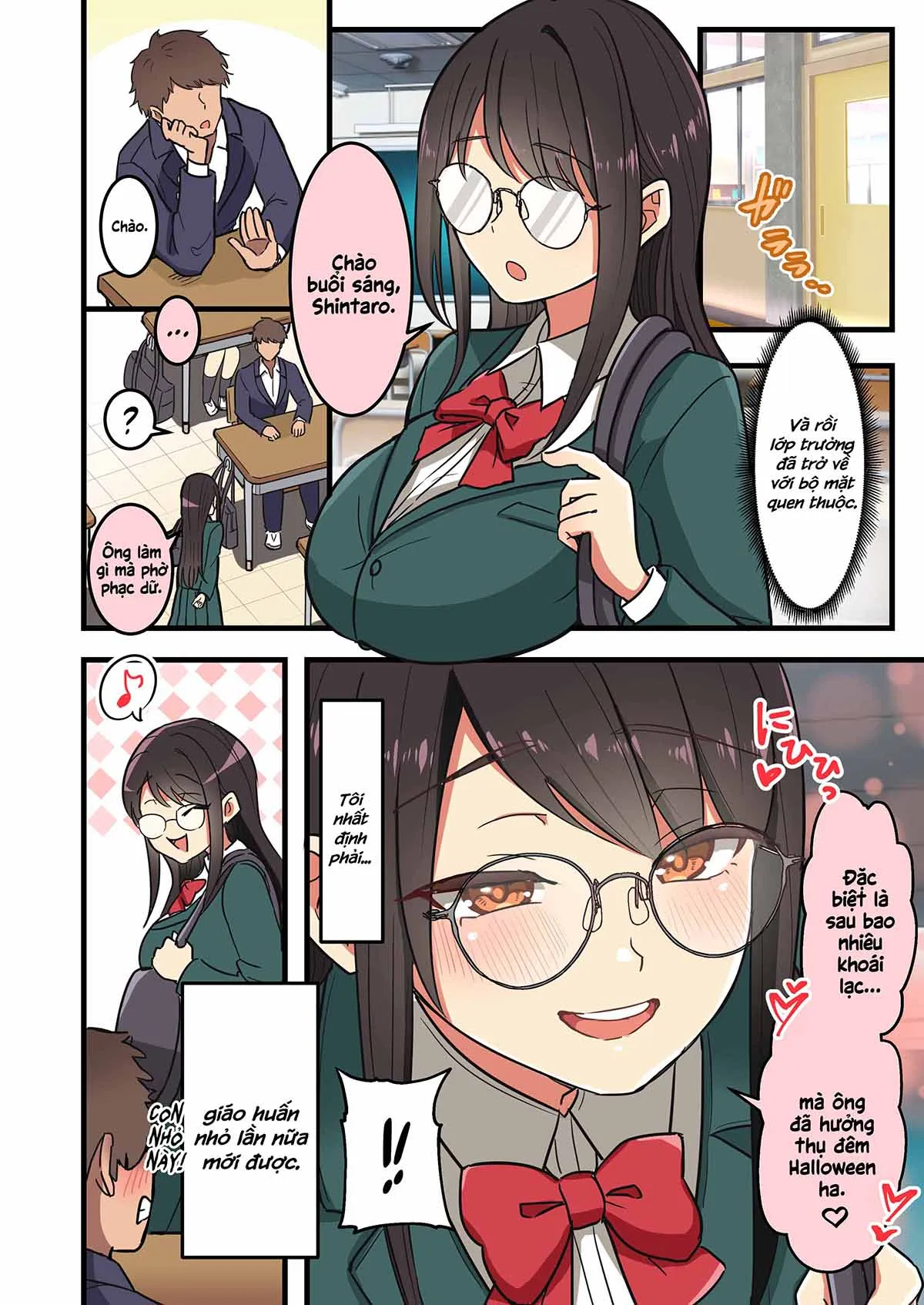 HentaiVN.net - Ảnh 16 - Dạy Dỗ Nhỏ Lớp Trưởng Vênh Váo Đêm Halloween! [ハロウィンで調子に乗った委員長を討ち!; Halloween de Choushi ni Notta Iinchou wo Uchi!; My Class President Got a Little Carried Away On Halloween, So I Had toTeach her a Lesson!] - Ngọt nuột