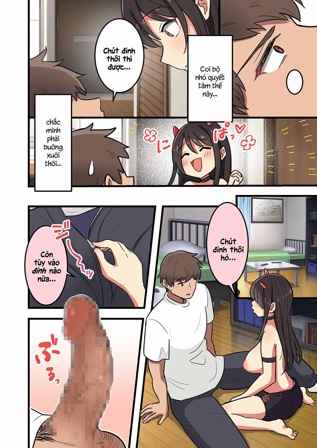 HentaiVN.net - Ảnh 6 - Dạy Dỗ Nhỏ Lớp Trưởng Vênh Váo Đêm Halloween! [ハロウィンで調子に乗った委員長を討ち!; Halloween de Choushi ni Notta Iinchou wo Uchi!; My Class President Got a Little Carried Away On Halloween, So I Had toTeach her a Lesson!] - Ngọt nuột