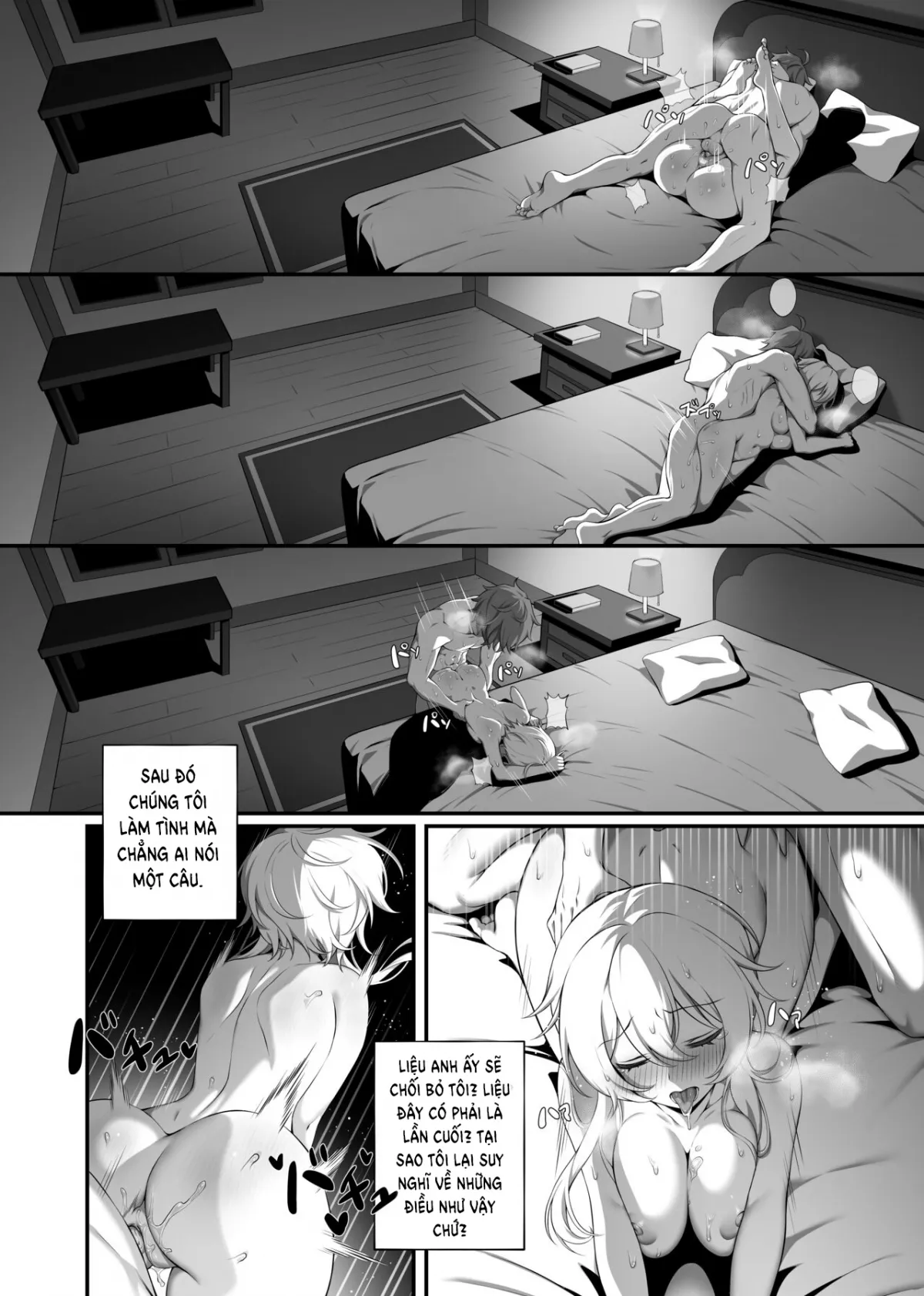 HentaiVN.net - Ảnh 15 - Lumine cùng Childe ở Snezhnaya [Yukiguni kara kita Koibito] - Oneshot