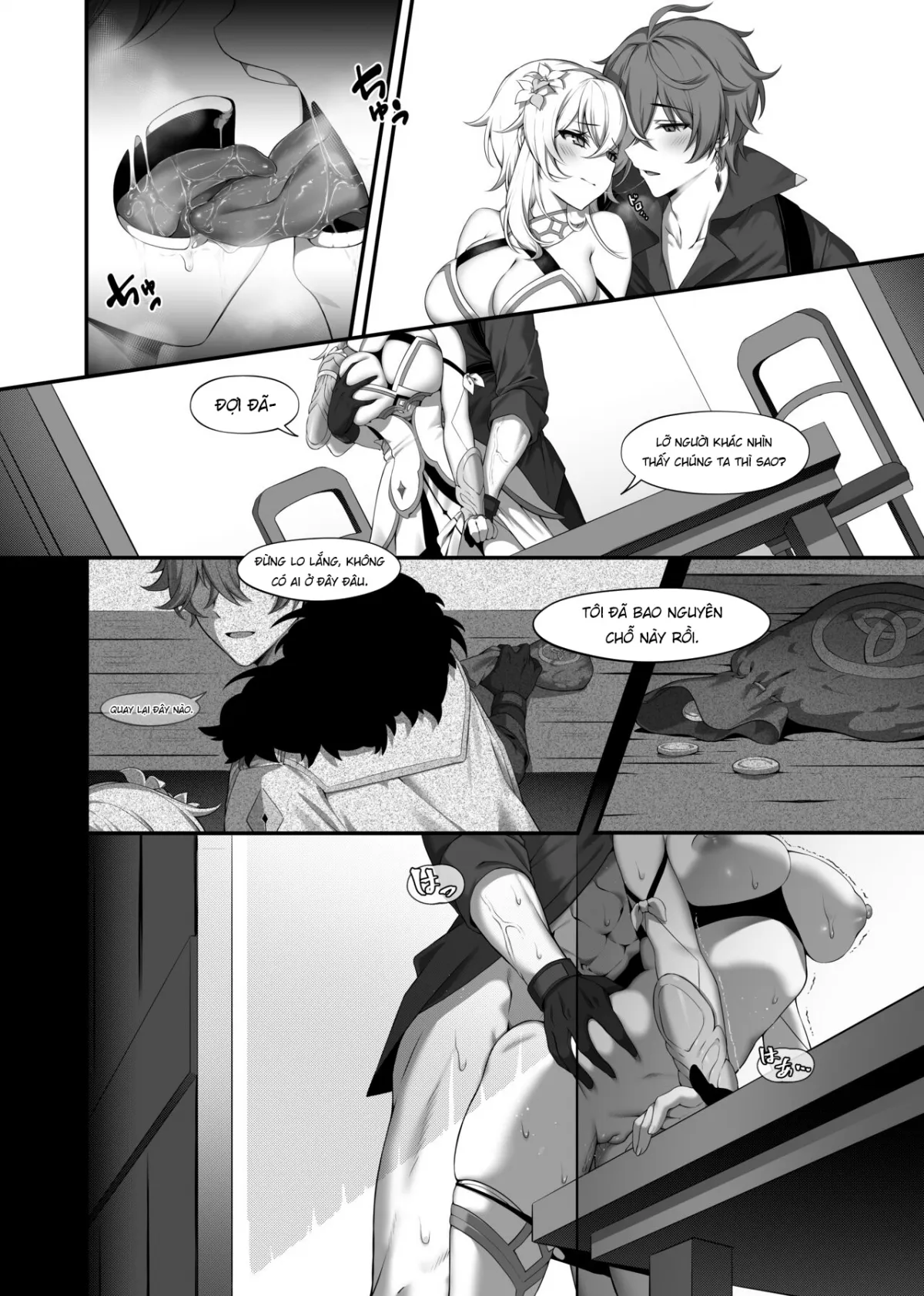 HentaiVN.net - Ảnh 3 - Lumine cùng Childe ở Snezhnaya [Yukiguni kara kita Koibito] - Oneshot