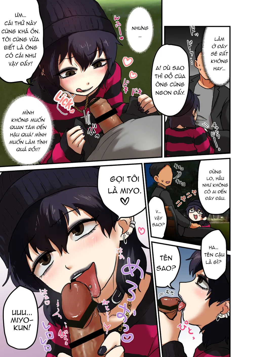 HentaiVN.net - Ảnh 5 - Punk Joshi to Yoru no Kouen de xx - Chap 1
