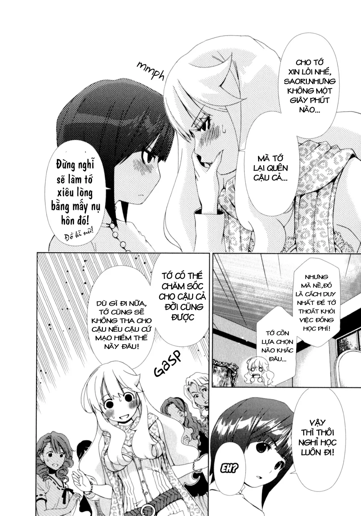 HentaiVN.net - Ảnh 4 - Yuricam [Yurika No Campus Life; Cuộc sống Harem của chị Yurika] - Chap 24