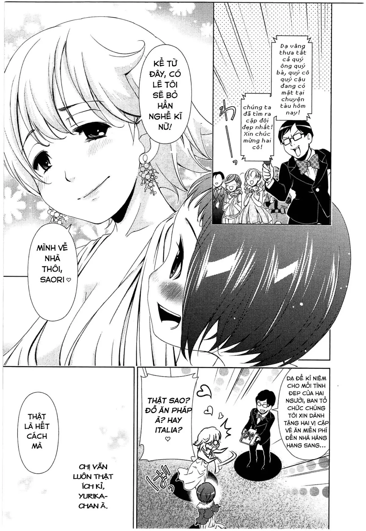 HentaiVN.net - Ảnh 18 - Yuricam [Yurika No Campus Life; Cuộc sống Harem của chị Yurika] - Chap 45: End !