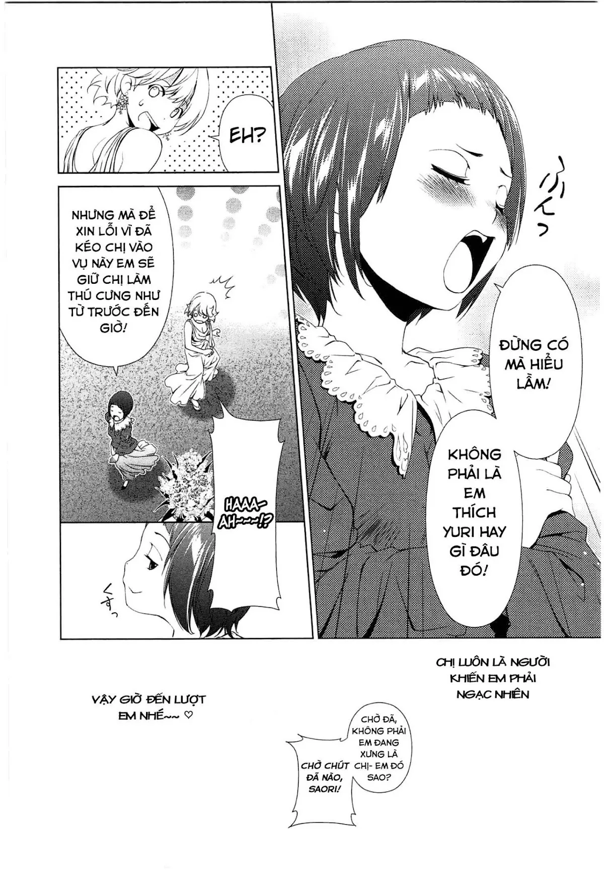 HentaiVN.net - Ảnh 19 - Yuricam [Yurika No Campus Life; Cuộc sống Harem của chị Yurika] - Chap 45: End !