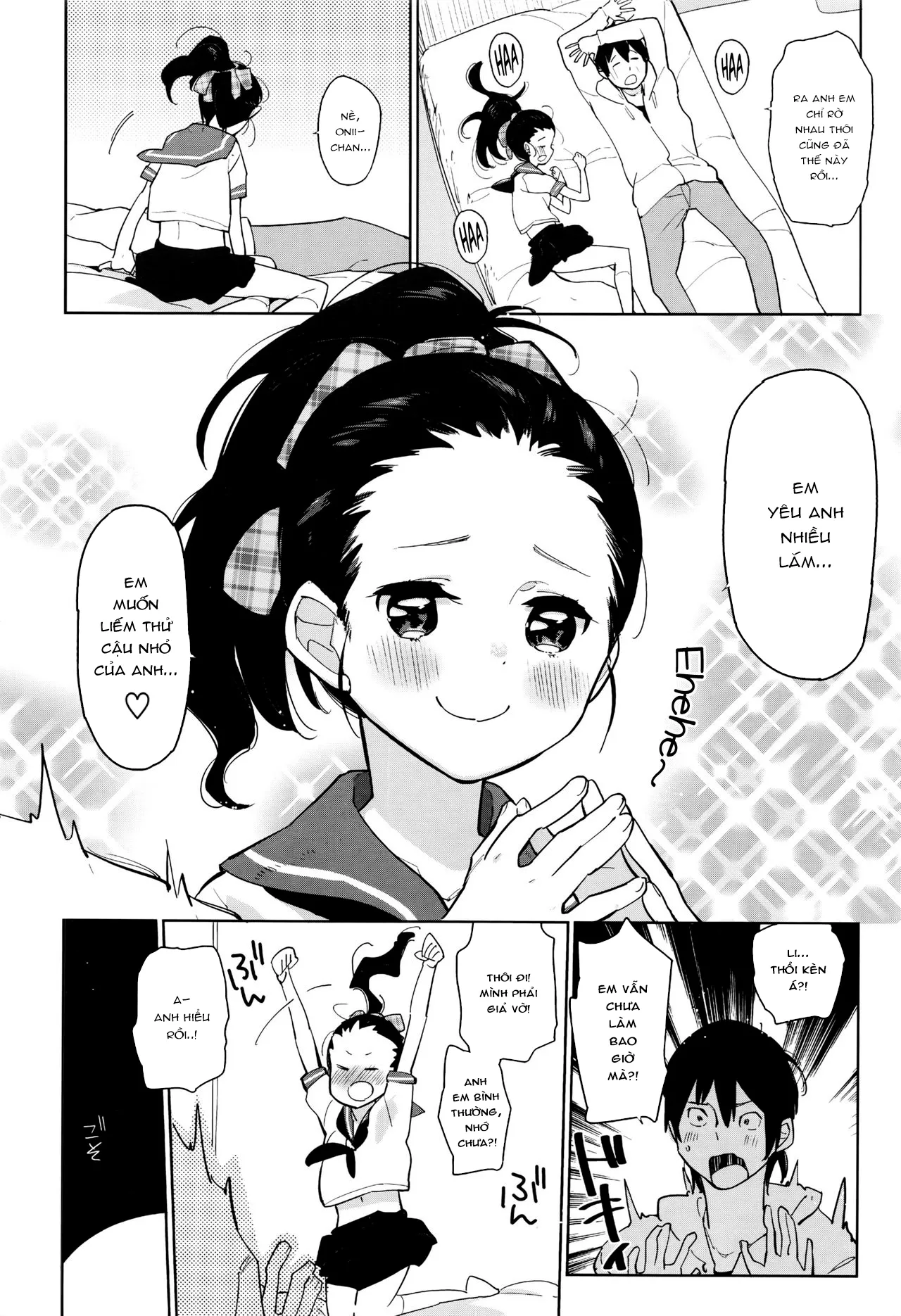 HentaiVN.net - Ảnh 12 - Nakayoshi Kyoudai [Anh Em Thân Thiết!] - Oneshot