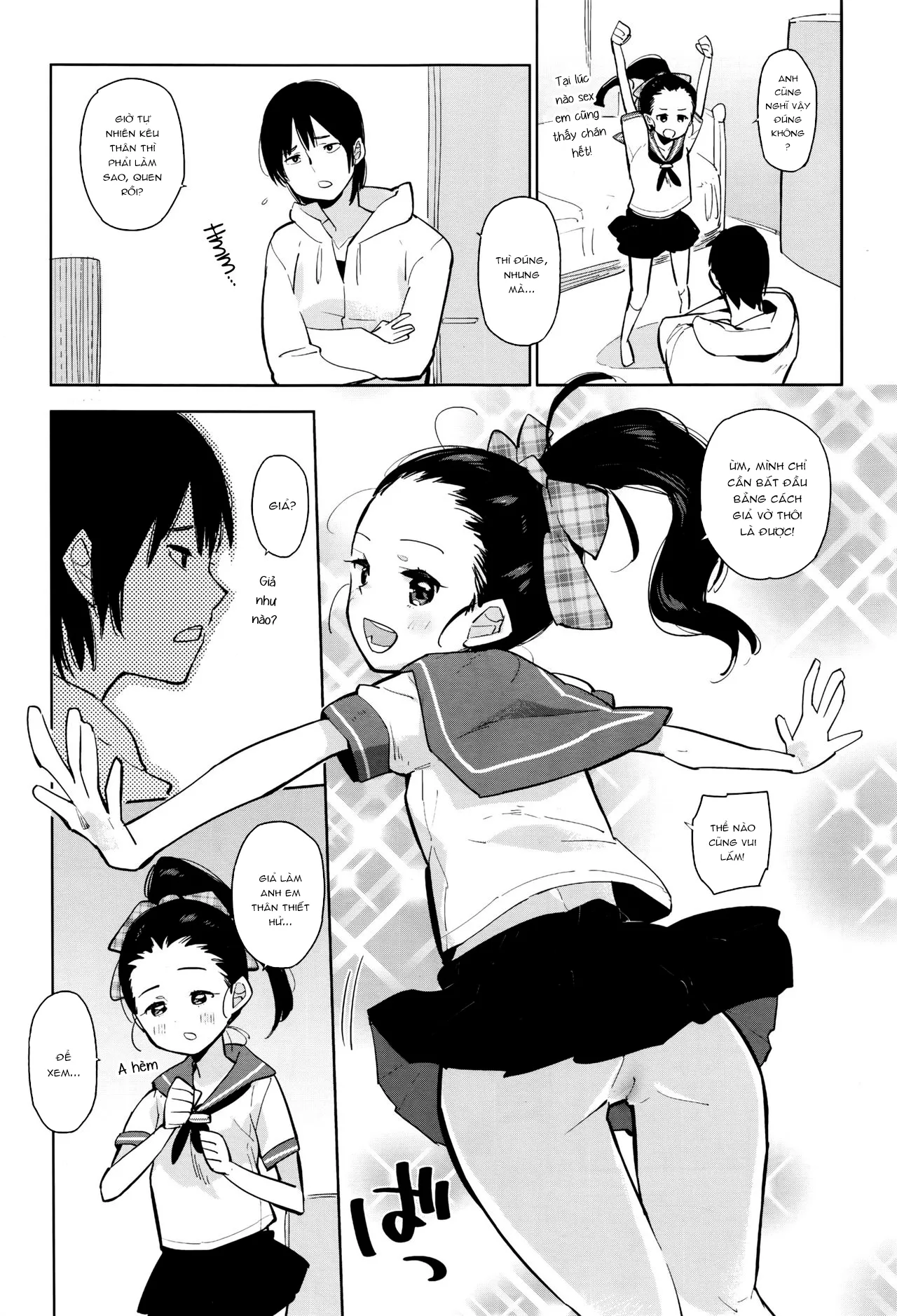 HentaiVN.net - Ảnh 5 - Nakayoshi Kyoudai [Anh Em Thân Thiết!] - Oneshot