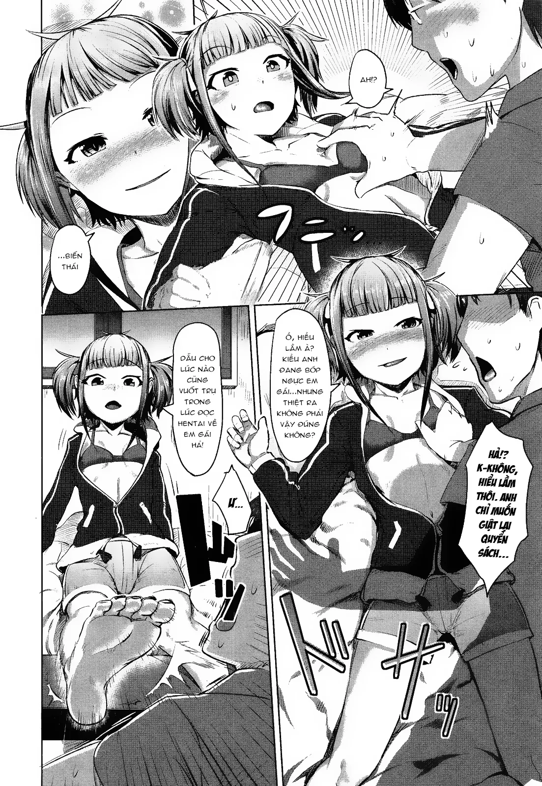 HentaiVN.net - Ảnh 4 - Watashi no Saitei na Onii-chan [My Terrible Brother; Anh Trai Tồi Tệ Của Em] - Oneshot
