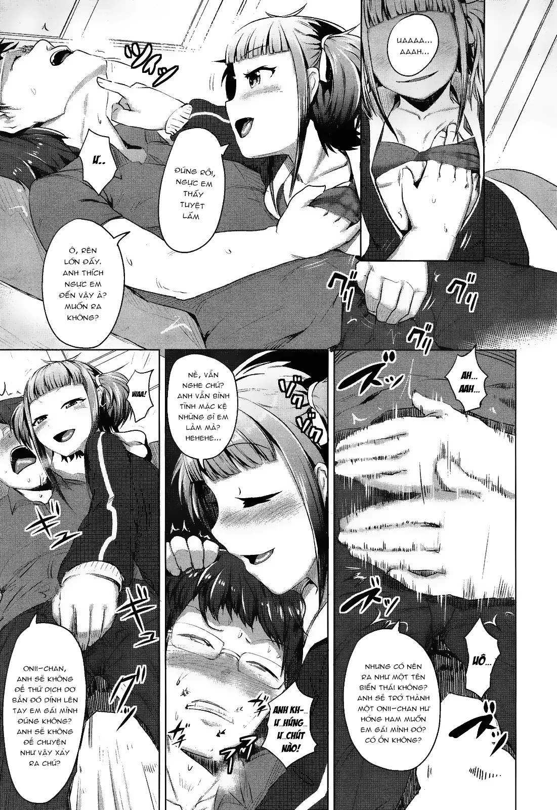 HentaiVN.net - Ảnh 6 - Watashi no Saitei na Onii-chan [My Terrible Brother; Anh Trai Tồi Tệ Của Em] - Oneshot