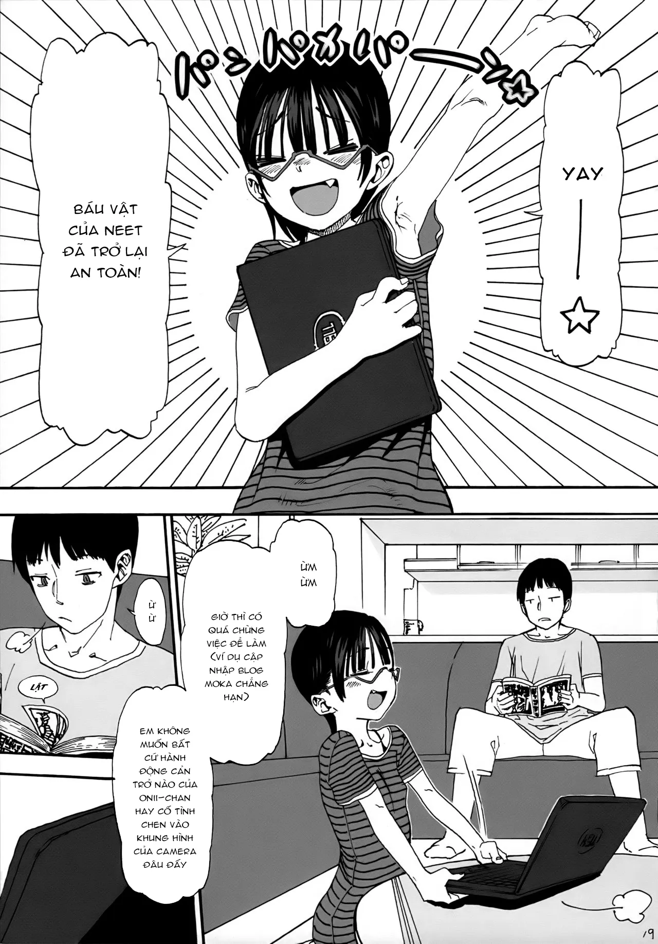 HentaiVN.net - Ảnh 15 - Hikkikomori Imouto & [Cô Em Gái Hikkikomori Và...] - Oneshot