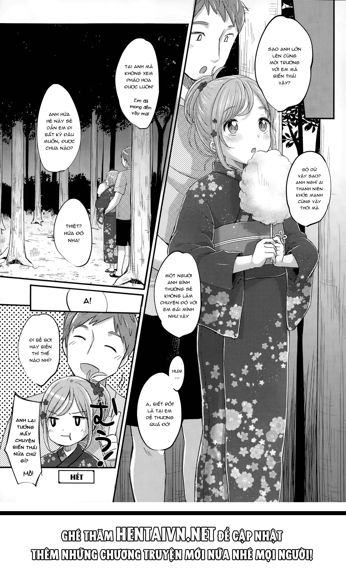 HentaiVN.net - Ảnh 11 - Natsuiro Ichigoame [Kẹo Dâu Màu Hè; Summer Coloured Strawberry Candy] - Oneshot