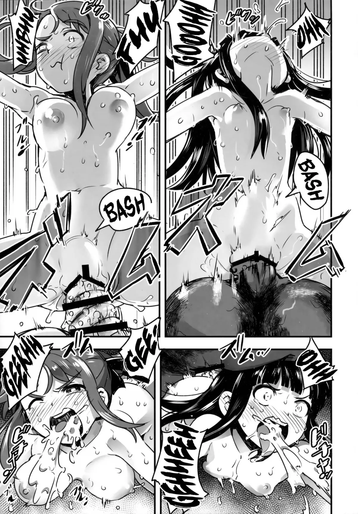 HentaiVN.net - Ảnh 38 - Hadakahime Honoka San Kyodai Osubuta vs Chounouryoku Shoujo! - Oneshot - A
