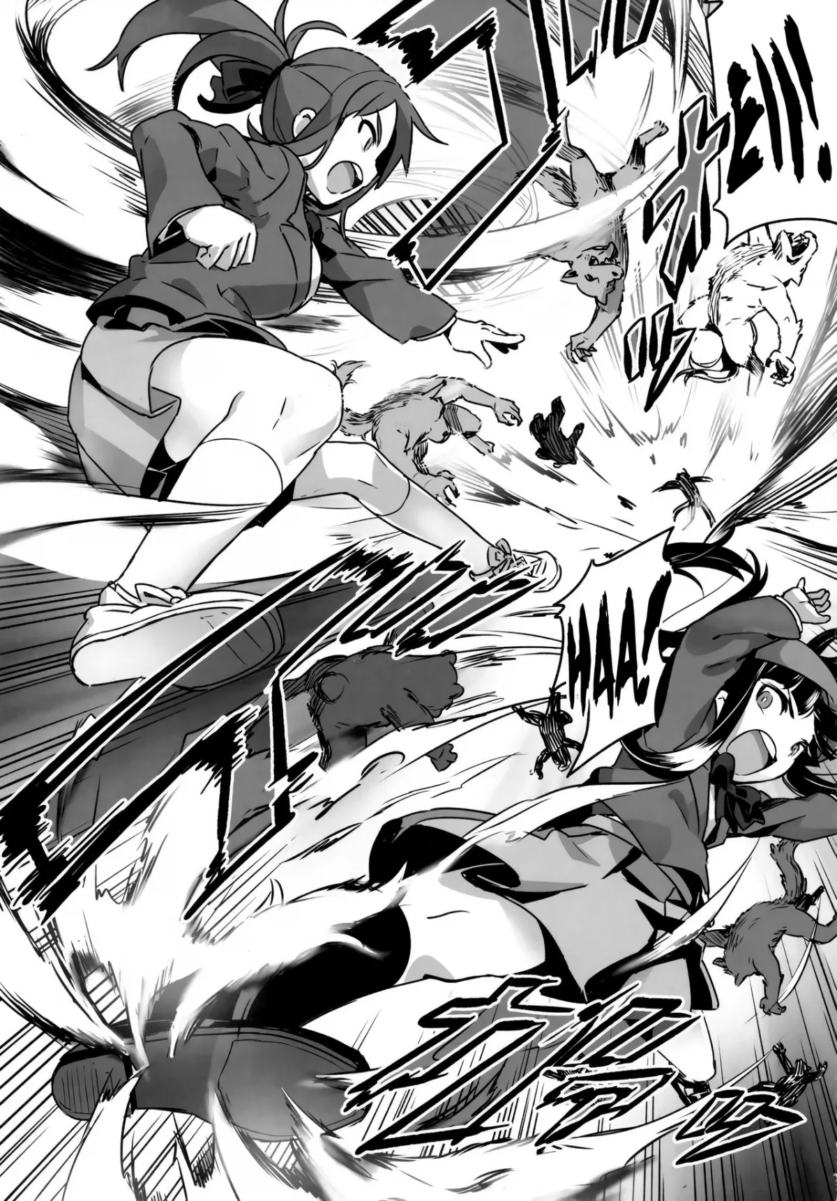 HentaiVN.net - Ảnh 7 - Hadakahime Honoka San Kyodai Osubuta vs Chounouryoku Shoujo! - Oneshot - A