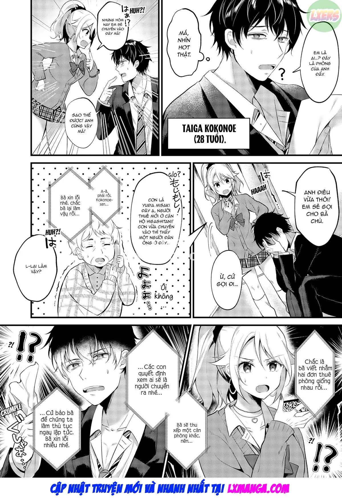 HentaiVN.net - Ảnh 5 - My One Room, 35,000 Yen Apartment Comes With A Highschool GAL?! - Chap 1