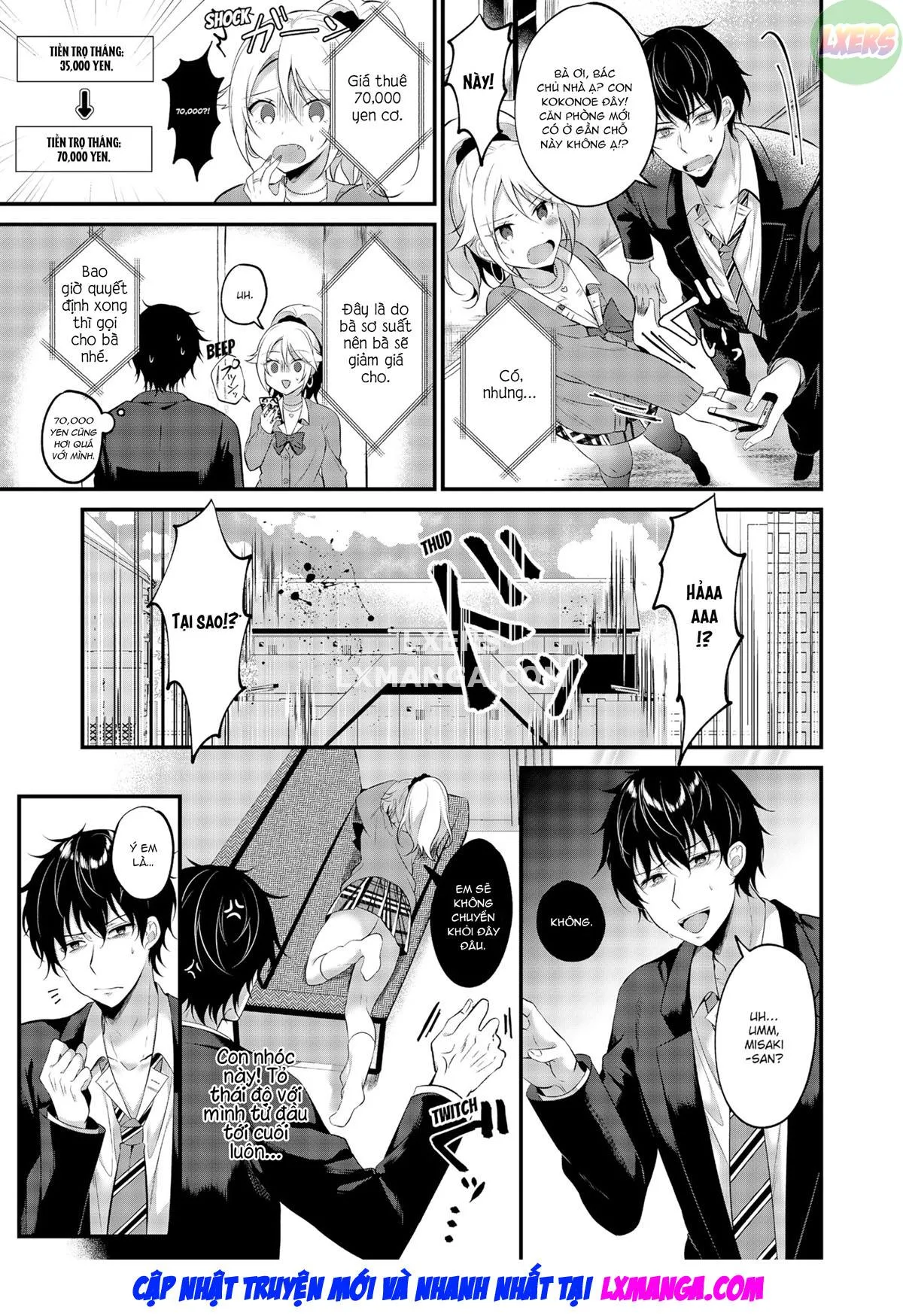 HentaiVN.net - Ảnh 6 - My One Room, 35,000 Yen Apartment Comes With A Highschool GAL?! - Chap 1