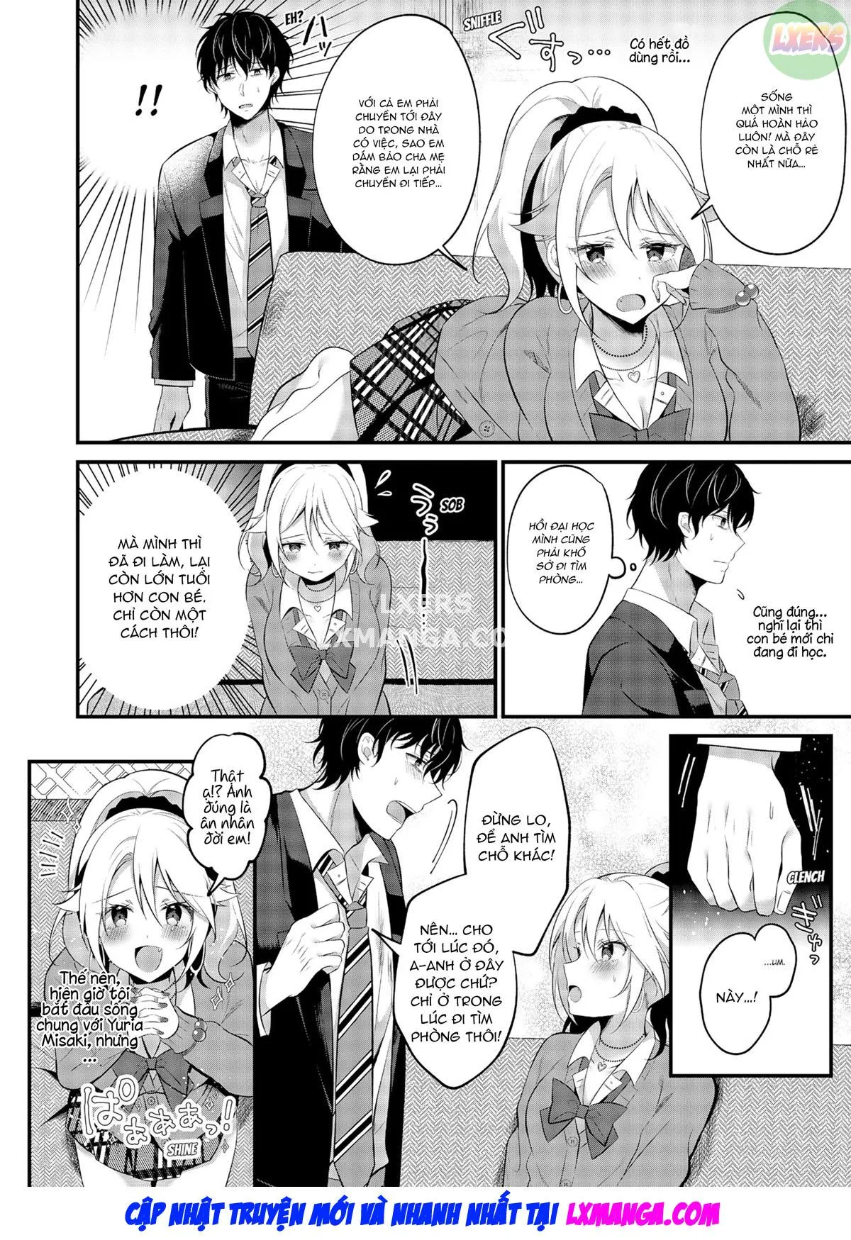 HentaiVN.net - Ảnh 7 - My One Room, 35,000 Yen Apartment Comes With A Highschool GAL?! - Chap 1