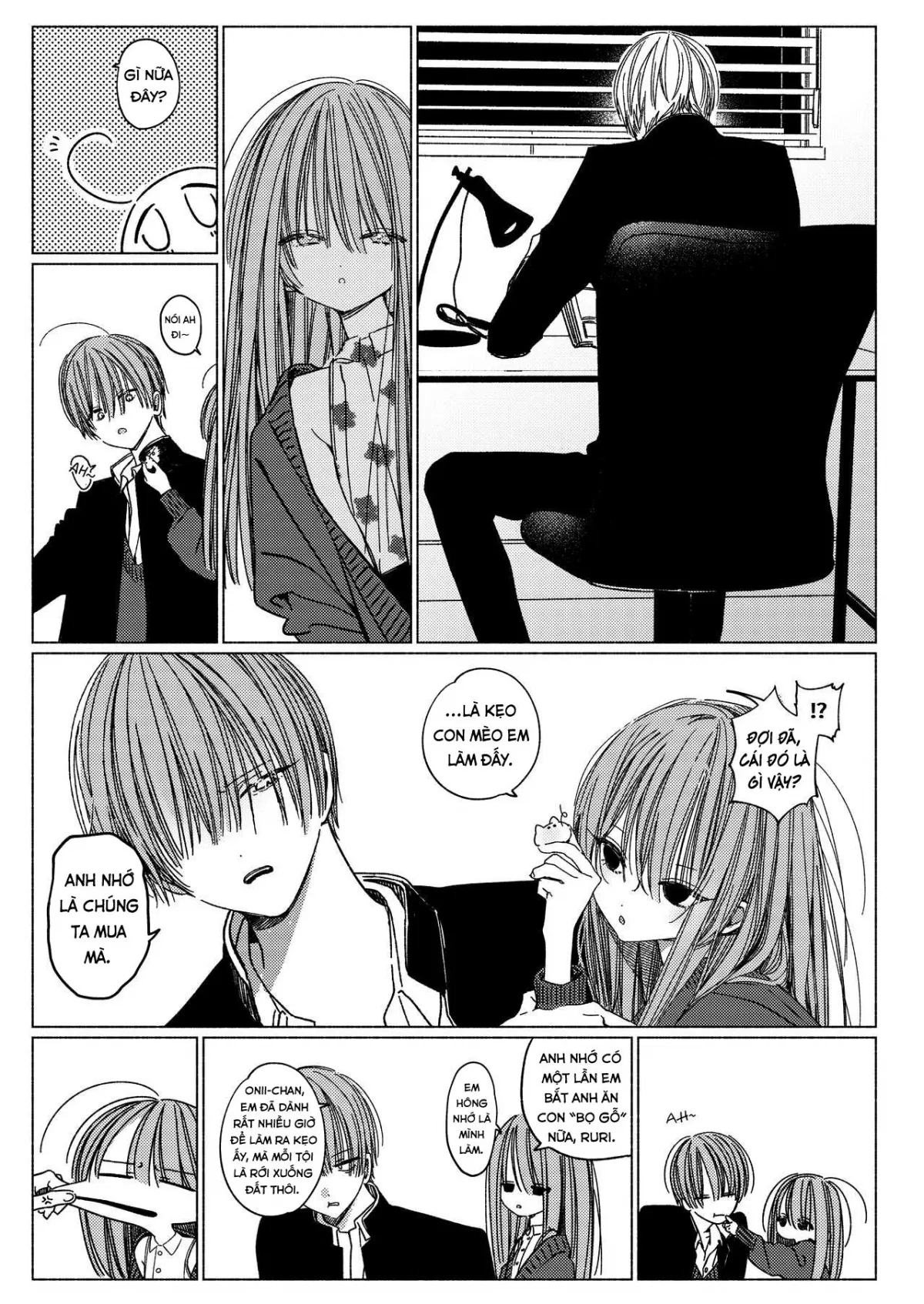 HentaiVN.net - Ảnh 9 - Hãy chia sẻ chút đồ ngọt và tình dục. [Let's Share Sweets and Have Sex ; 一起來 吃點心 與性愛[ ; Issho ni Ite Okashi Tabete Sex Shiyo] - Oneshot