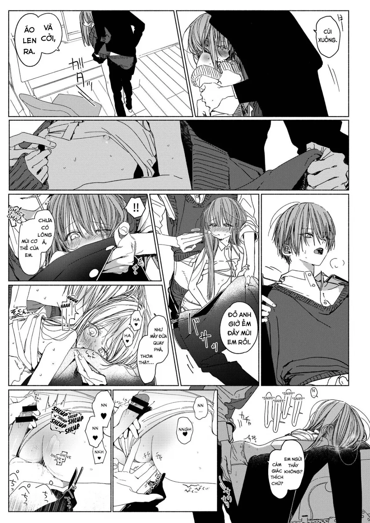 HentaiVN.net - Ảnh 15 - Hãy chia sẻ chút đồ ngọt và tình dục. [Let's Share Sweets and Have Sex ; 一起來 吃點心 與性愛[ ; Issho ni Ite Okashi Tabete Sex Shiyo] - Oneshot