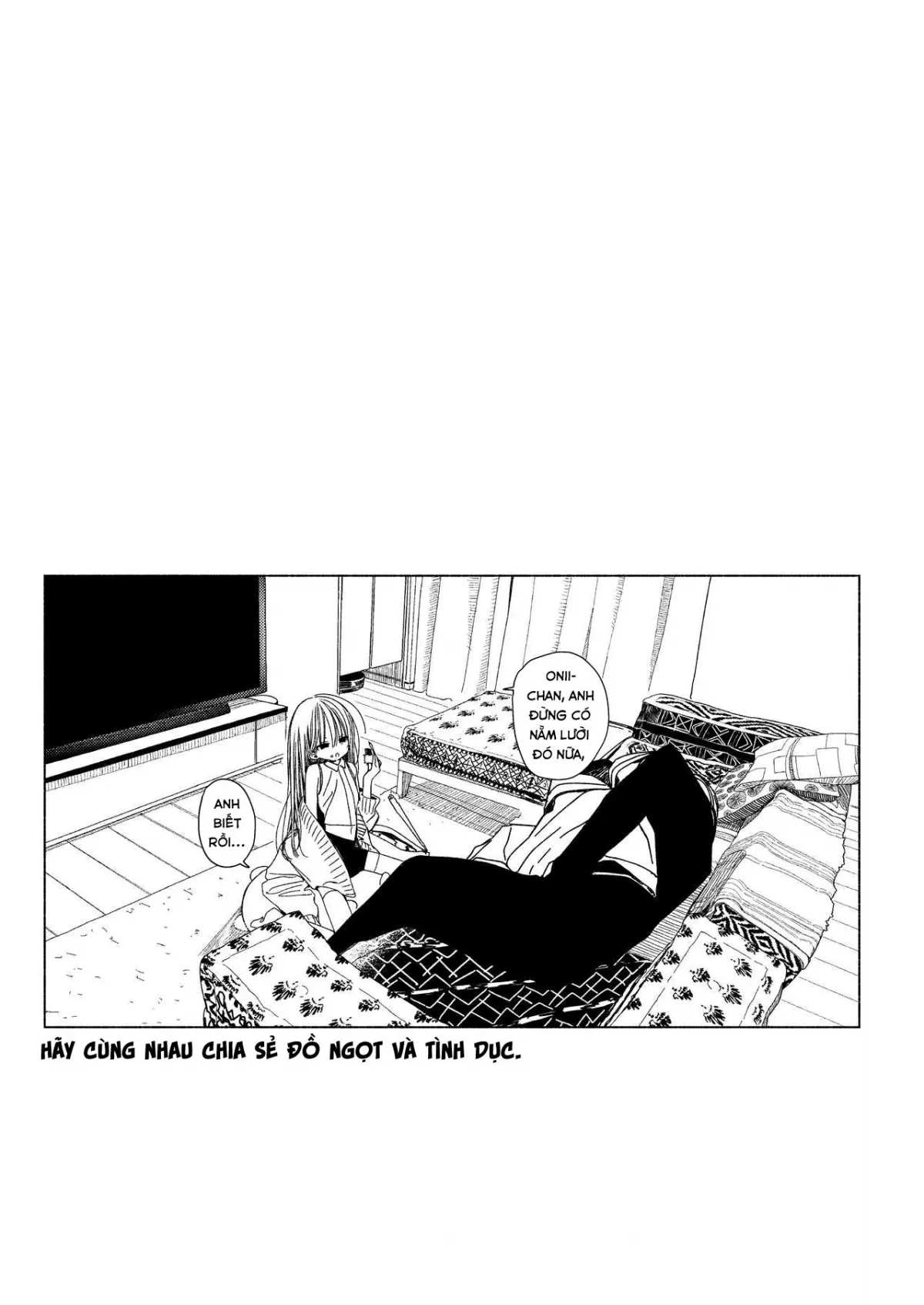 HentaiVN.net - Ảnh 7 - Hãy chia sẻ chút đồ ngọt và tình dục. [Let's Share Sweets and Have Sex ; 一起來 吃點心 與性愛[ ; Issho ni Ite Okashi Tabete Sex Shiyo] - Oneshot