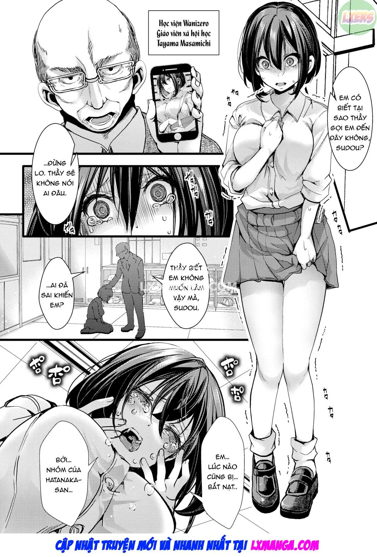 HentaiVN.net - Ảnh 3 - Teihenkou no Chuunen Kyoushi ga Seito o Odoshite SEX Zanmai - Oneshot