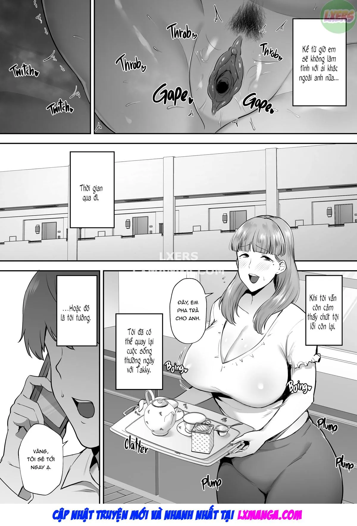 HentaiVN.net - Ảnh 30 - Netorareta Bakunyuu Ottori Tsuma Megumi - Chap 2 - [END]