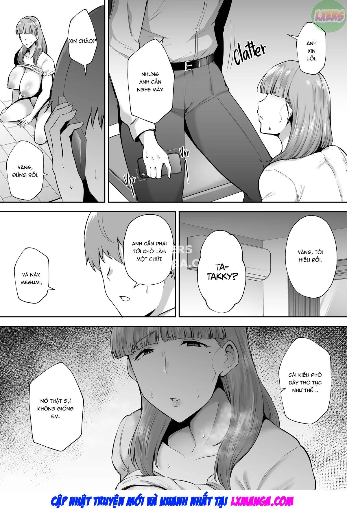 HentaiVN.net - Ảnh 36 - Netorareta Bakunyuu Ottori Tsuma Megumi - Chap 2 - [END]