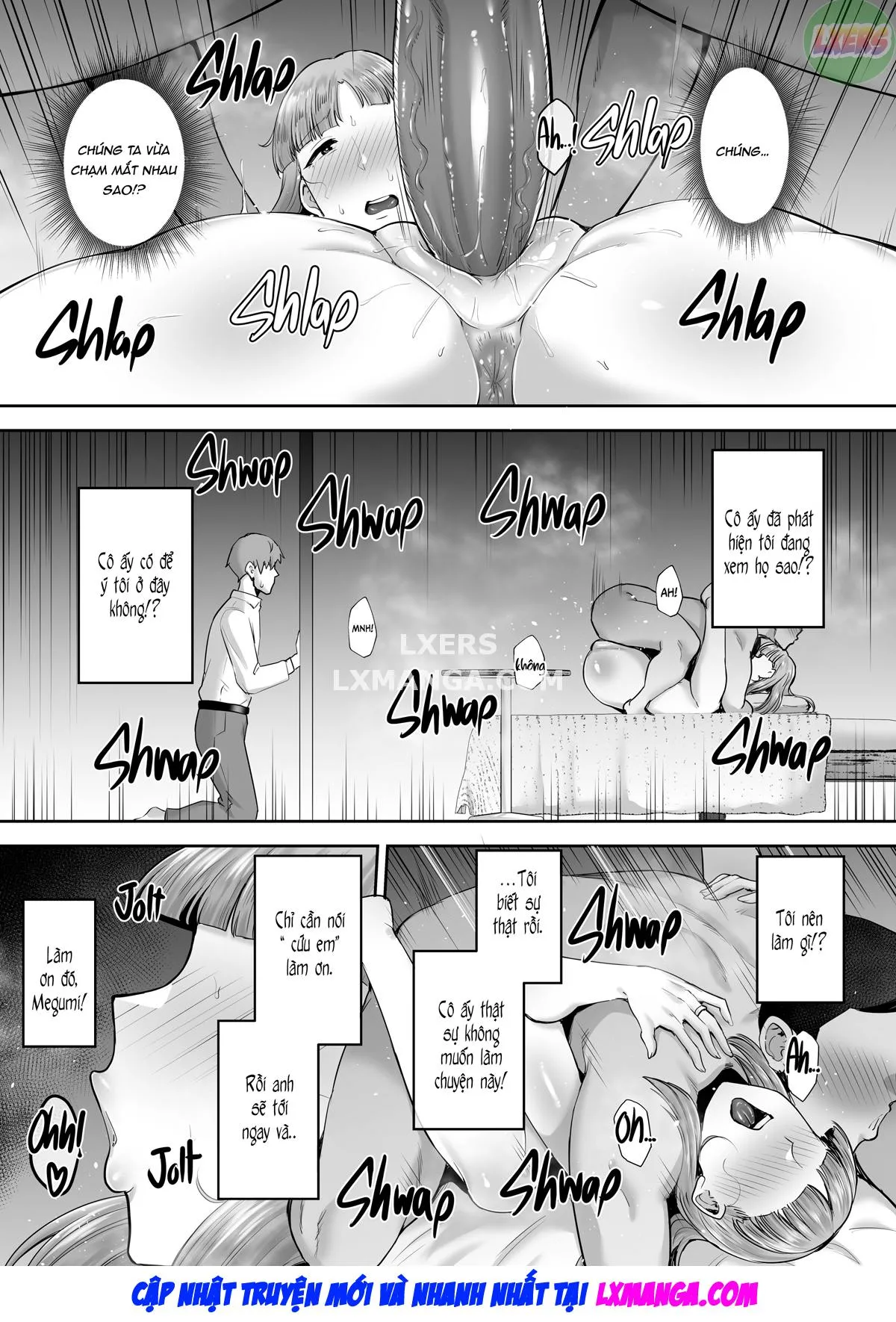 HentaiVN.net - Ảnh 49 - Netorareta Bakunyuu Ottori Tsuma Megumi - Chap 2 - [END]