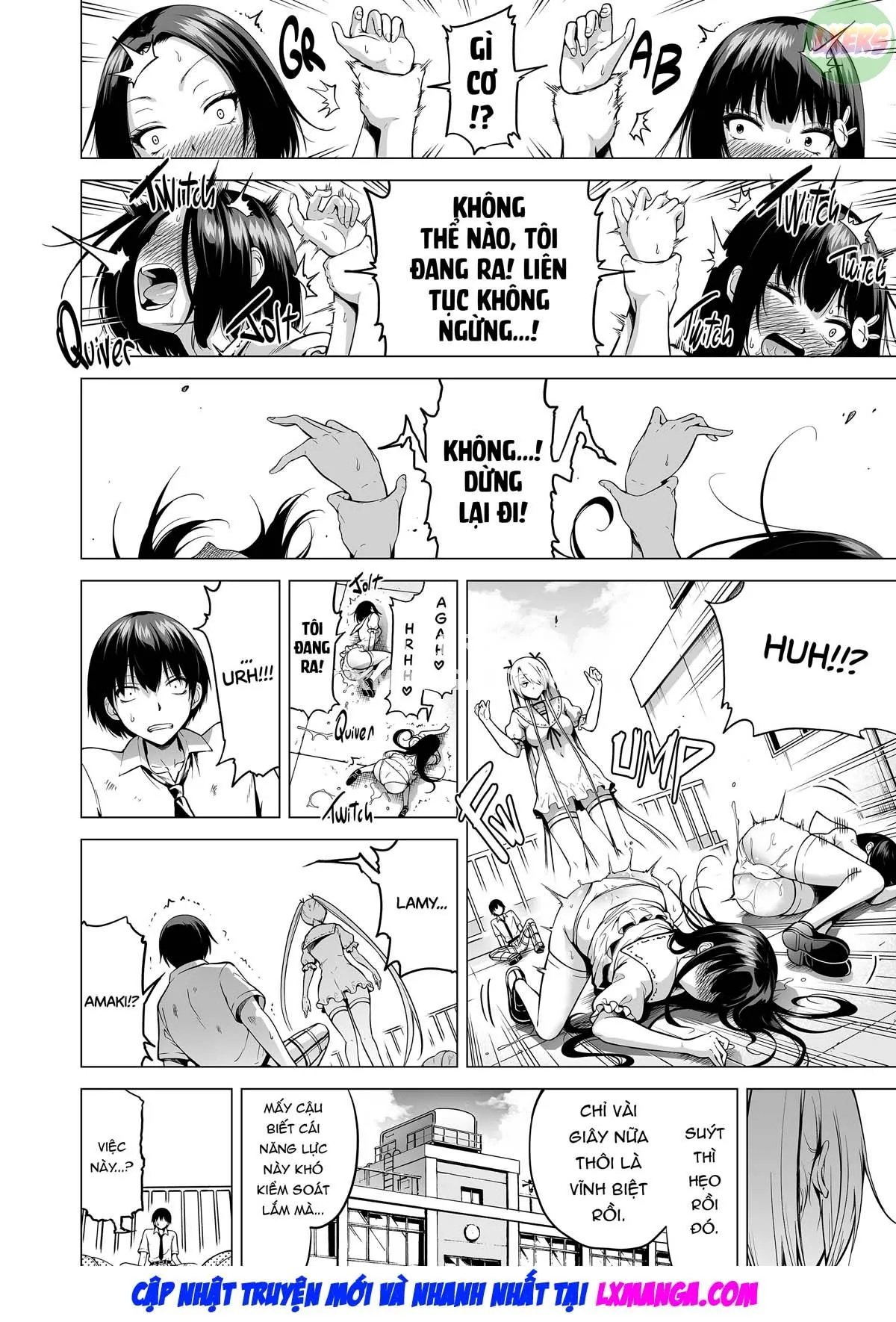 HentaiVN.net - Ảnh 23 - Boku ni Shika Furenai Succubus Sanshimai ni Shiborareru Hanashi - Oneshot
