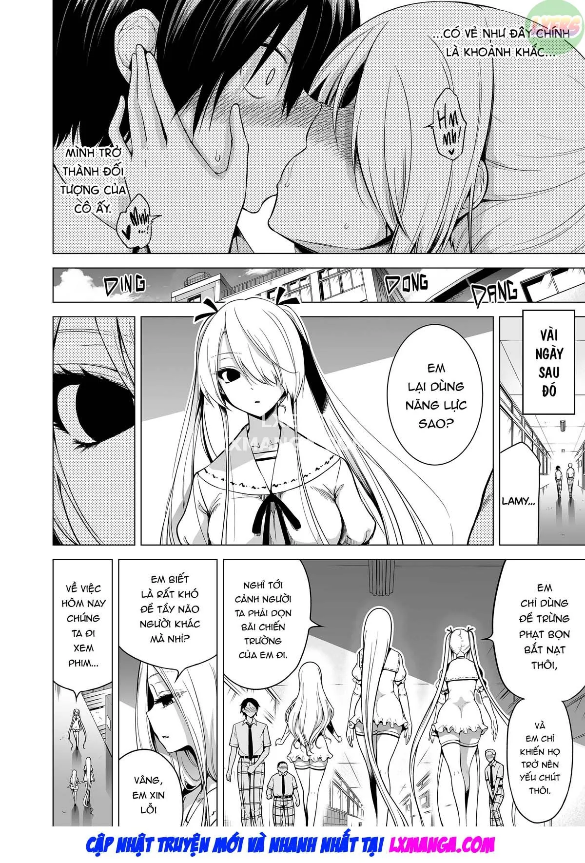 HentaiVN.net - Ảnh 27 - Boku ni Shika Furenai Succubus Sanshimai ni Shiborareru Hanashi - Oneshot