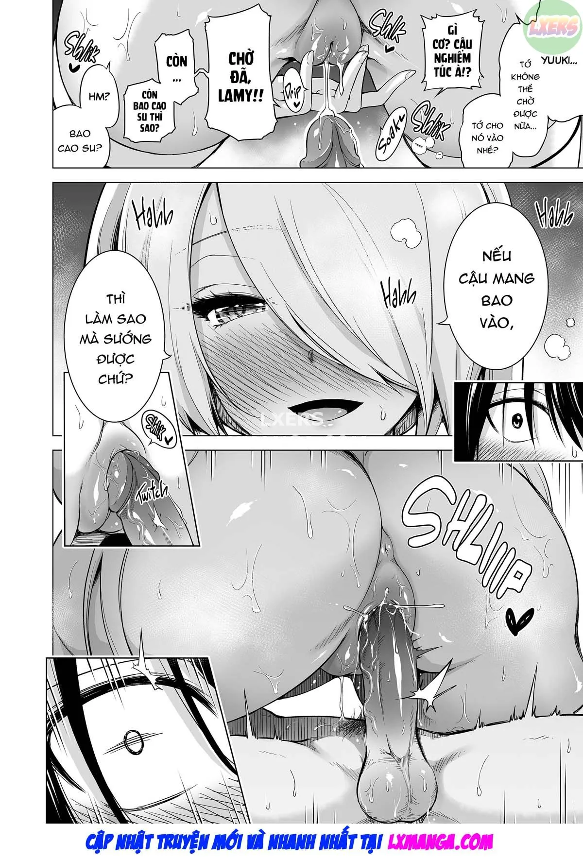 HentaiVN.net - Ảnh 47 - Boku ni Shika Furenai Succubus Sanshimai ni Shiborareru Hanashi - Oneshot