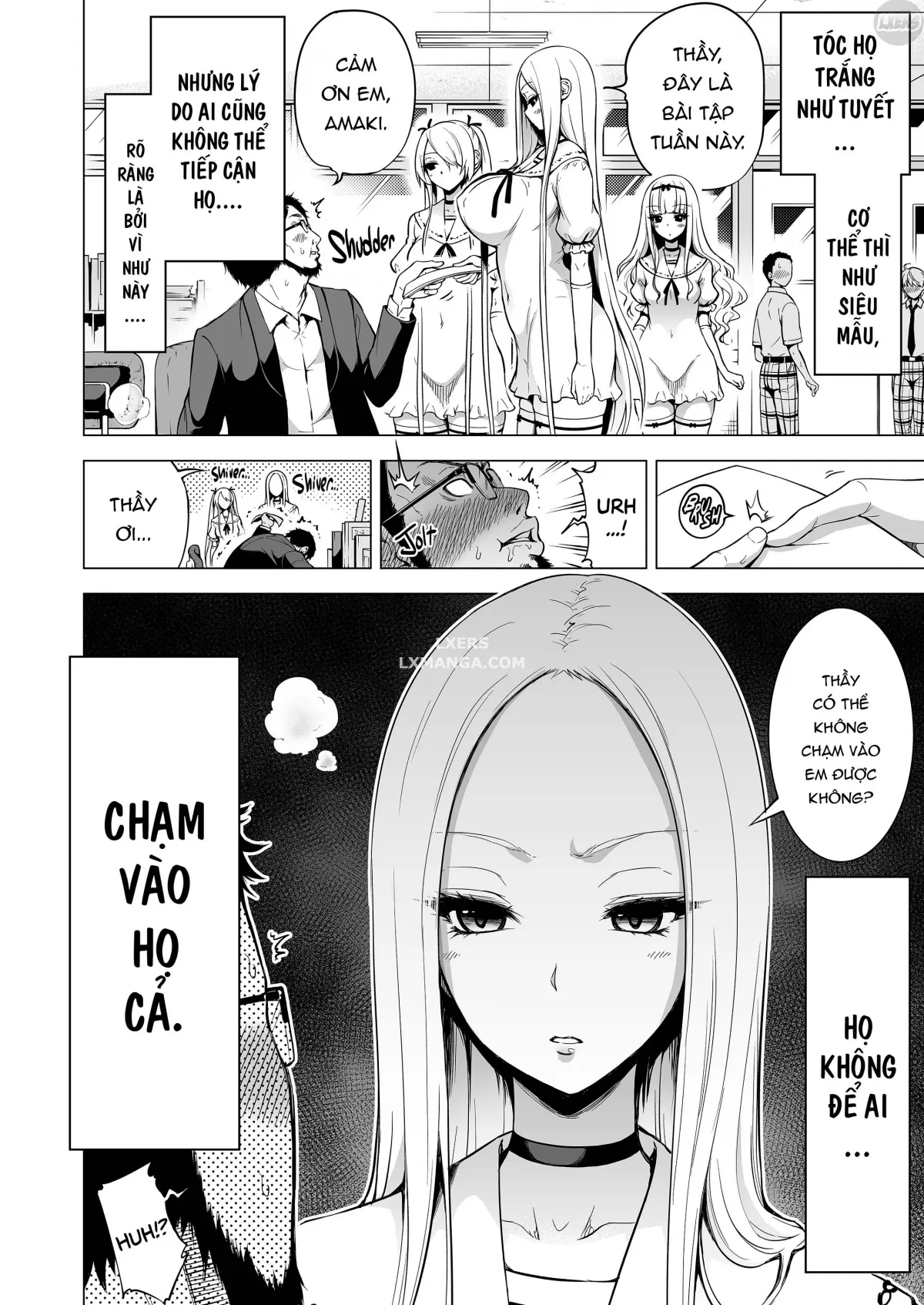 HentaiVN.net - Ảnh 6 - Boku ni Shika Furenai Succubus Sanshimai ni Shiborareru Hanashi - Oneshot