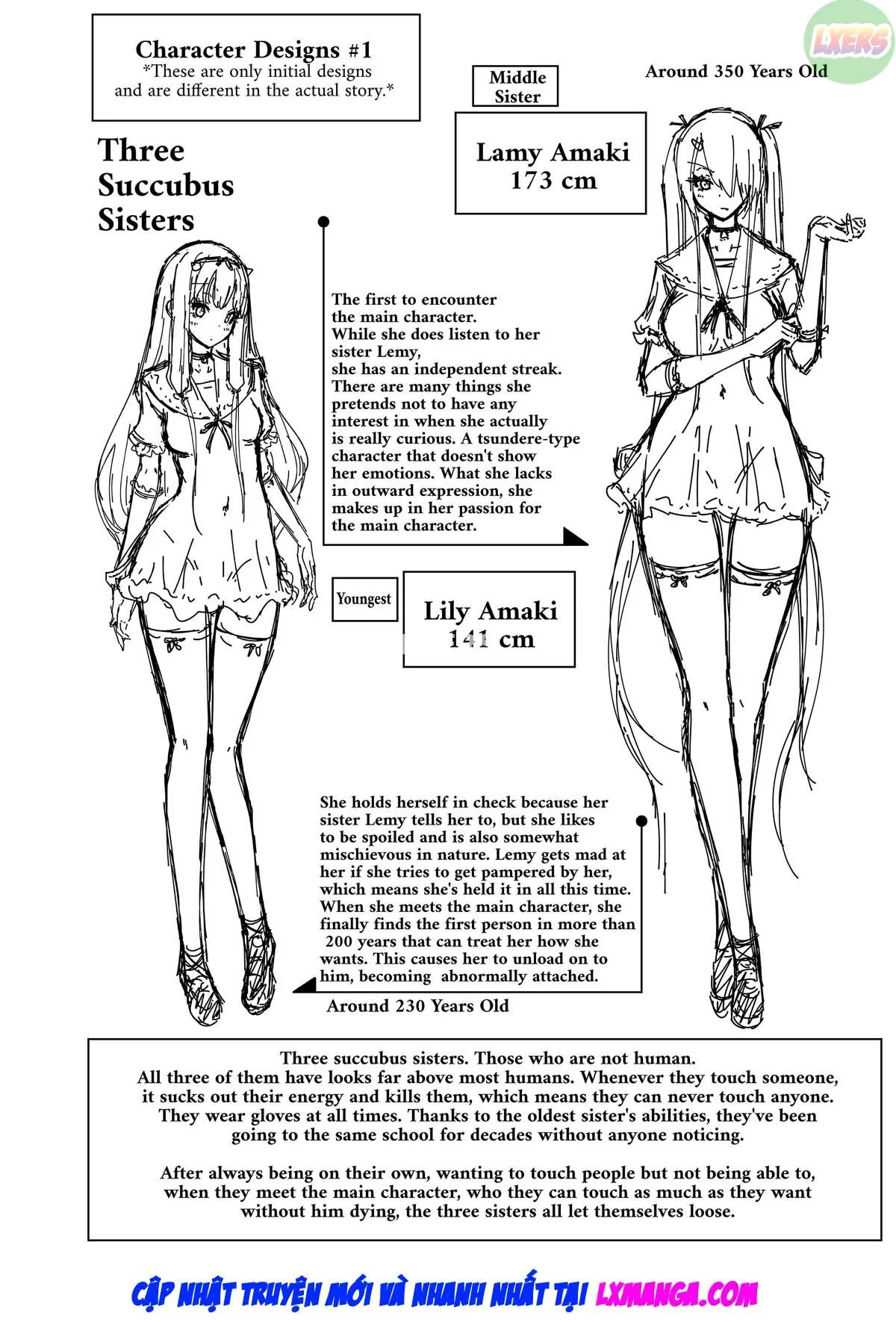 HentaiVN.net - Ảnh 87 - Boku ni Shika Furenai Succubus Sanshimai ni Shiborareru Hanashi - Oneshot