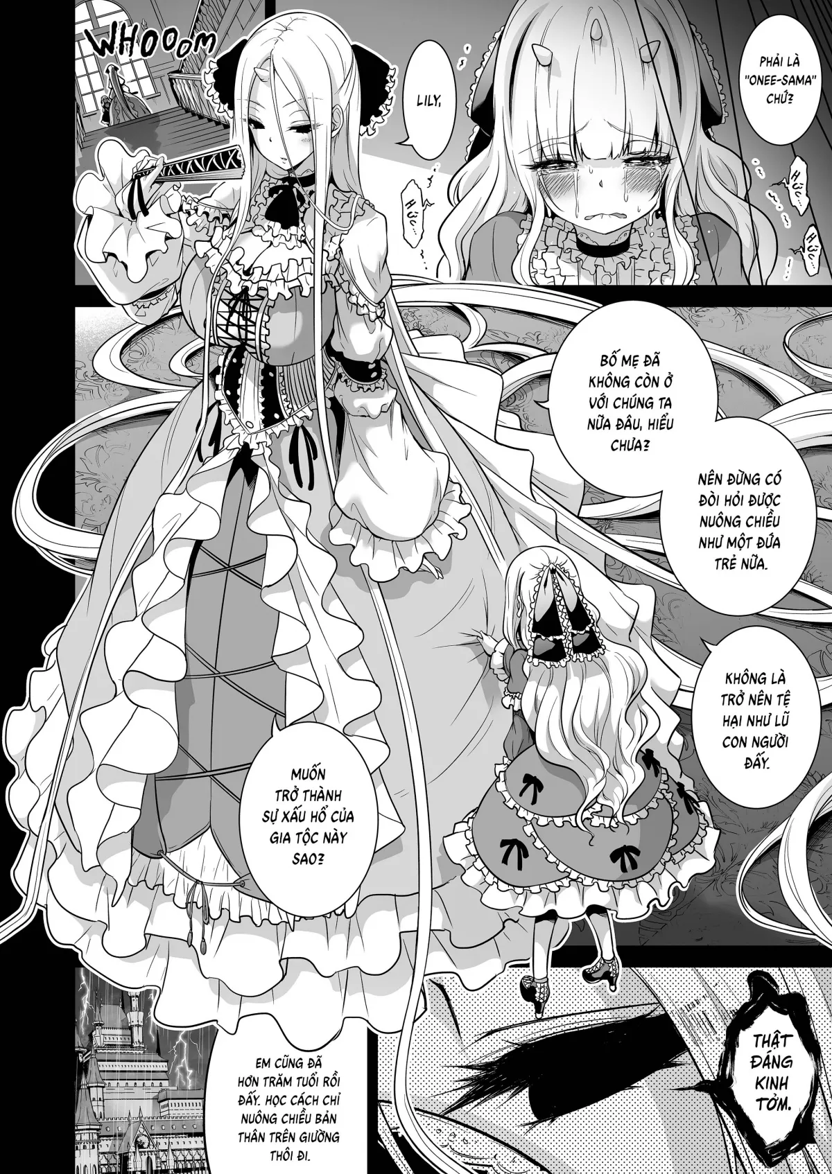 HentaiVN.net - Ảnh 78 - Boku ni Shika Furenai Succubus Sanshimai ni Shiborareru Hanashi - Chap 2