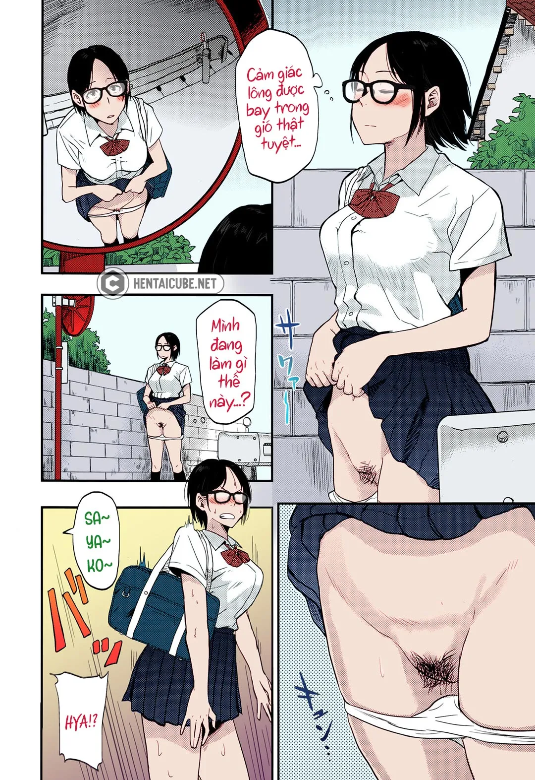 HentaiVN.net - Ảnh 3 - Sayako tại trạm xe bus [Sayako at the Bus Stop!] - Oneshot