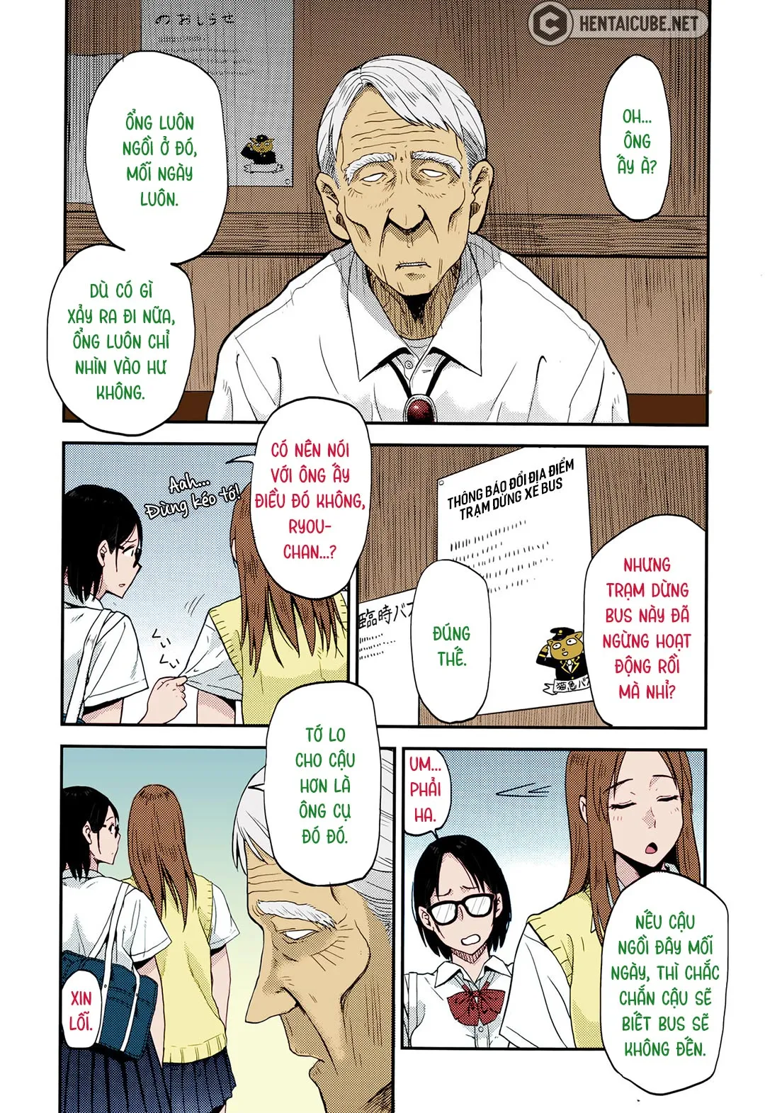 HentaiVN.net - Ảnh 5 - Sayako tại trạm xe bus [Sayako at the Bus Stop!] - Oneshot