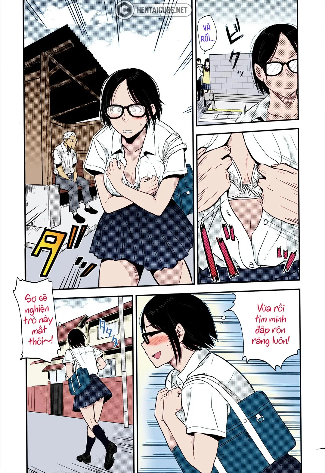 HentaiVN.net - Ảnh 8 - Sayako tại trạm xe bus [Sayako at the Bus Stop!] - Oneshot