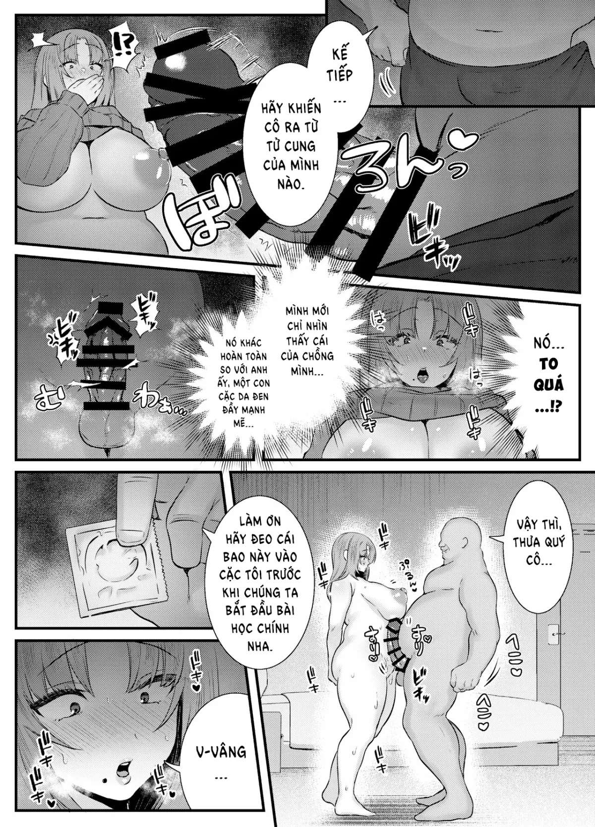 HentaiVN.net - Ảnh 14 - Chitsu Naka Iki Lesson ~Hitozuma wa Danna no Tame ni Osu to Nama Gachi Koubi Lesson~ [Internal Orgasm Lesson -The Housewife Took a Real, Bareback Sex Lesson with a Another man for her Husband] - Oneshot