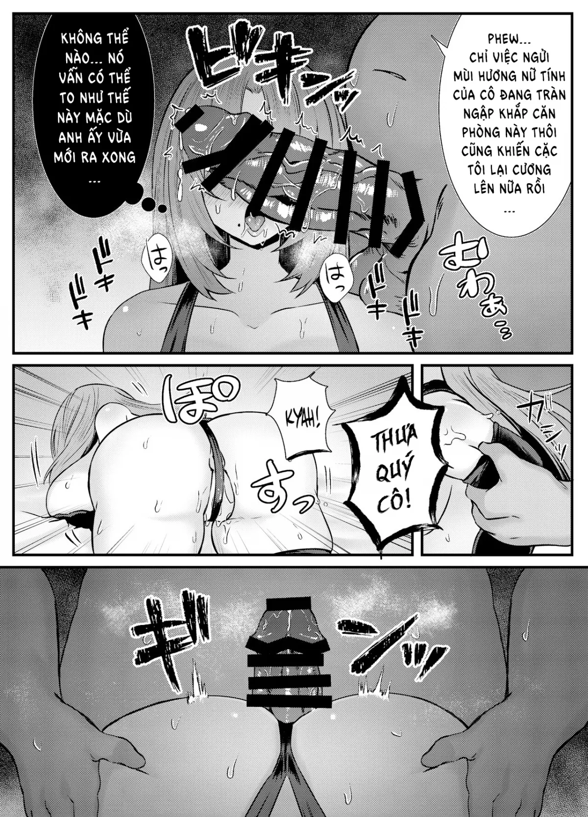 HentaiVN.net - Ảnh 30 - Chitsu Naka Iki Lesson ~Hitozuma wa Danna no Tame ni Osu to Nama Gachi Koubi Lesson~ [Internal Orgasm Lesson -The Housewife Took a Real, Bareback Sex Lesson with a Another man for her Husband] - Oneshot