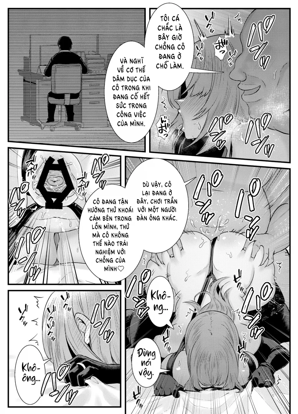 HentaiVN.net - Ảnh 35 - Chitsu Naka Iki Lesson ~Hitozuma wa Danna no Tame ni Osu to Nama Gachi Koubi Lesson~ [Internal Orgasm Lesson -The Housewife Took a Real, Bareback Sex Lesson with a Another man for her Husband] - Oneshot